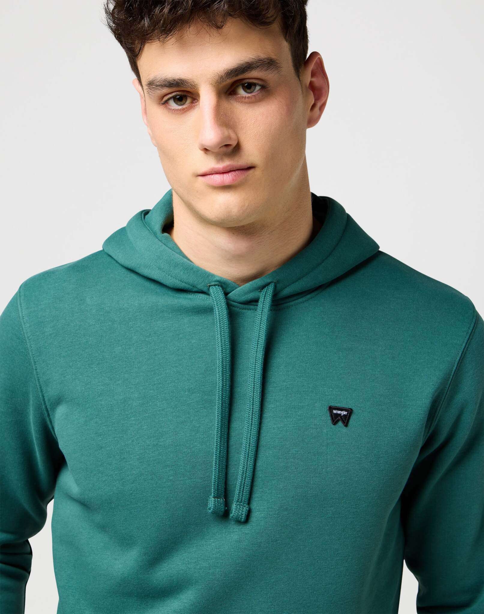 Sign Off Hoodie in Bistro Green Wrangler hoodie
