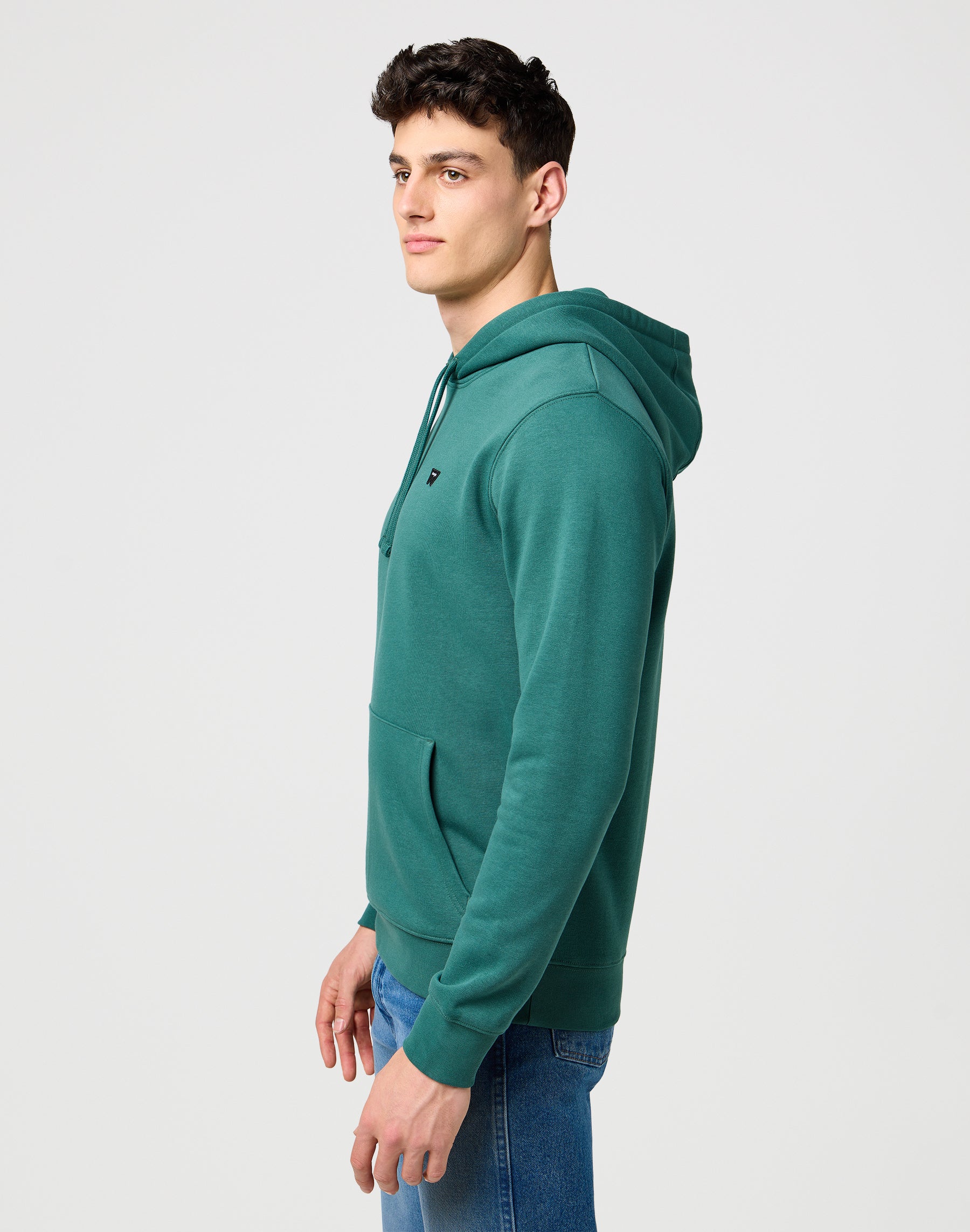 Sign Off Hoodie in Bistro Green Wrangler hoodie