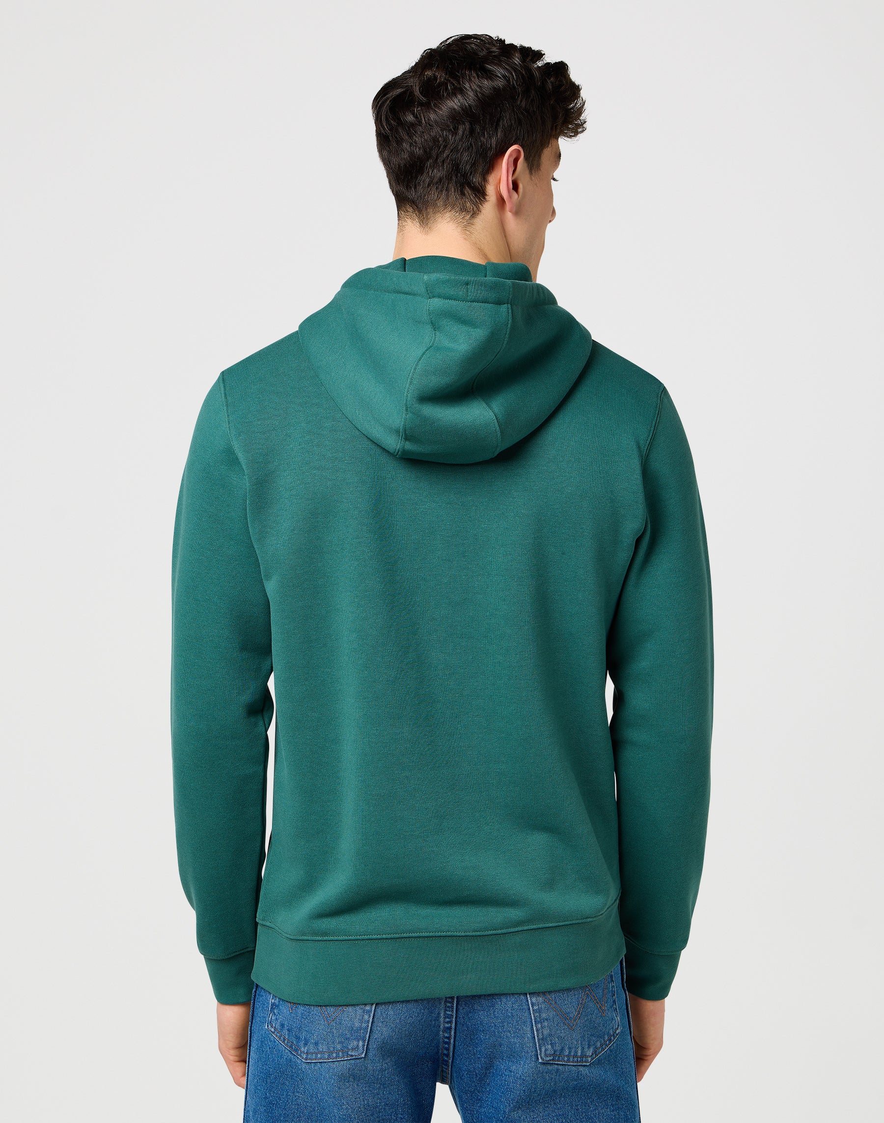 Sign Off Hoodie in Bistro Green Wrangler hoodie