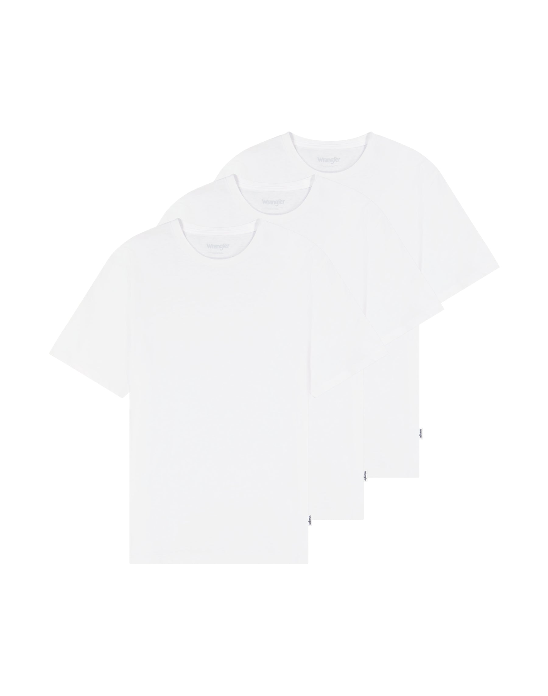 3 Pack Tee in White T-Shirts Wrangler