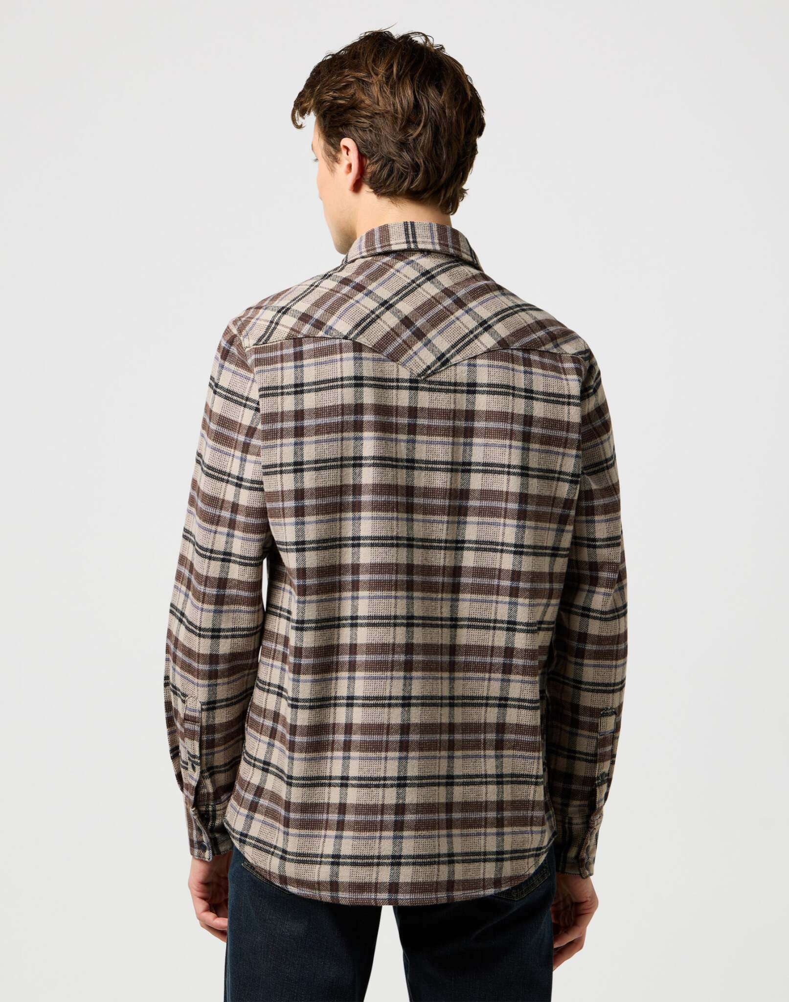 Western Shirt in Rich Black Shirts Wrangler