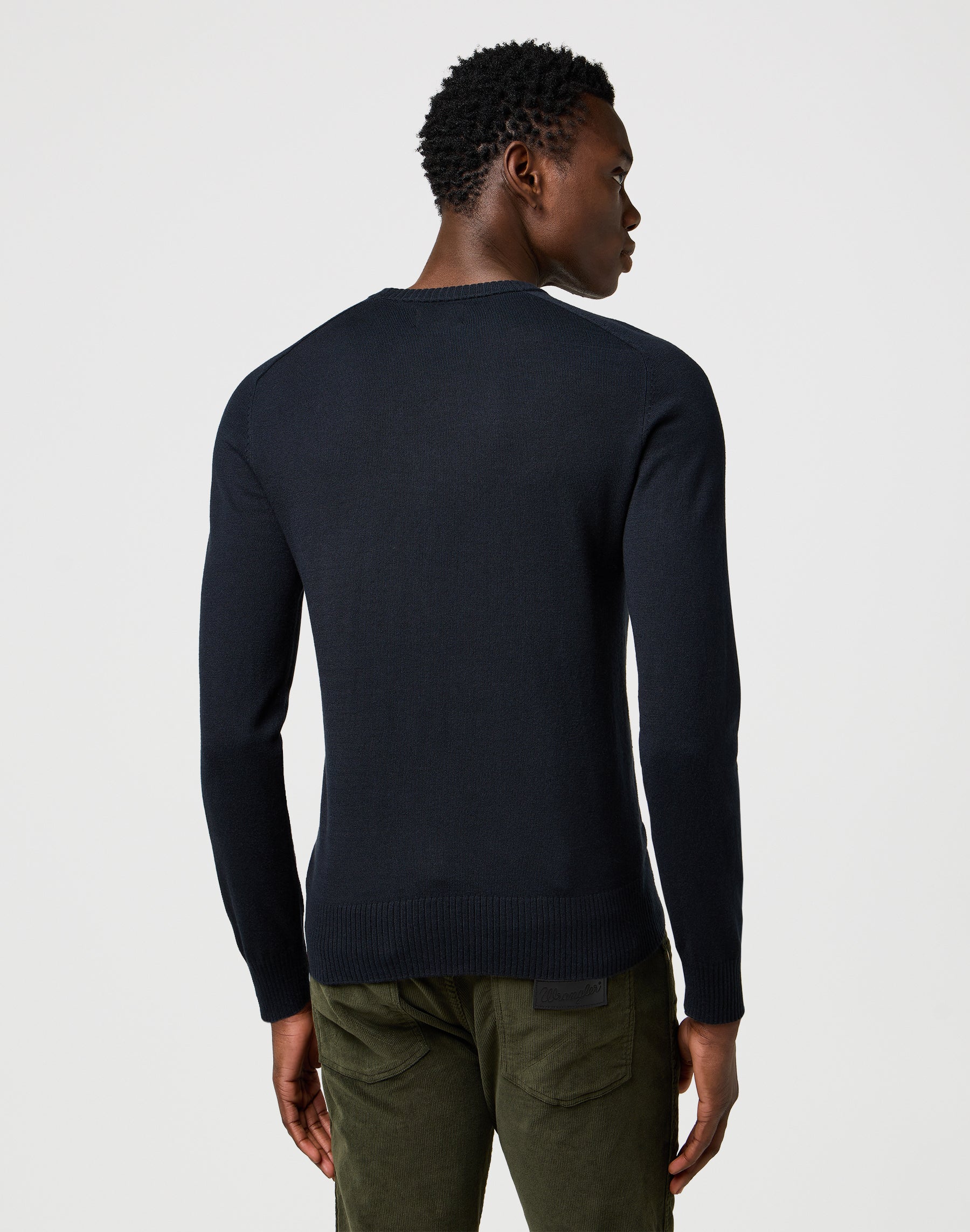 Knit Sweater in Black Sweater Wrangler