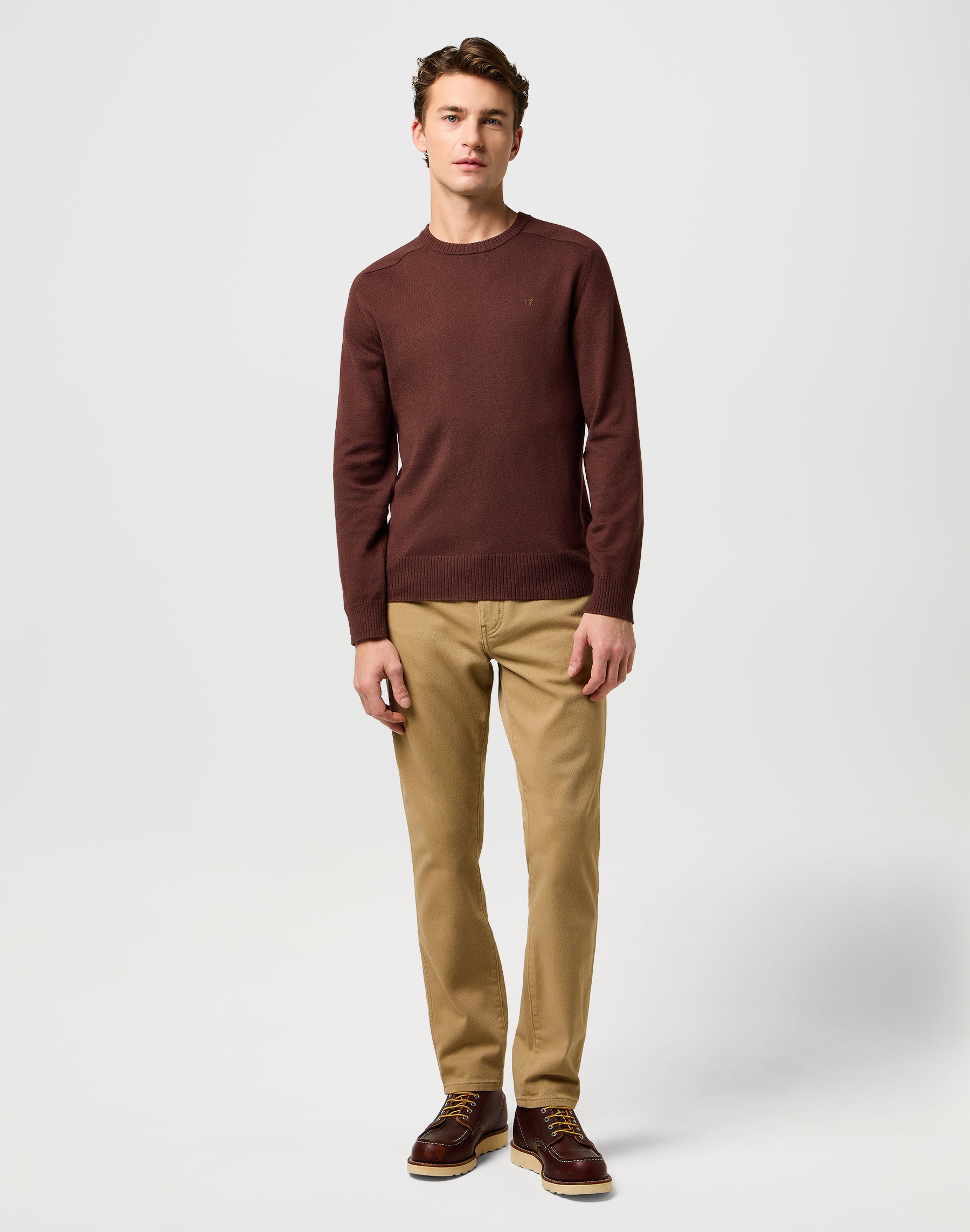 Knit Sweater in Mahogany Sweater Wrangler