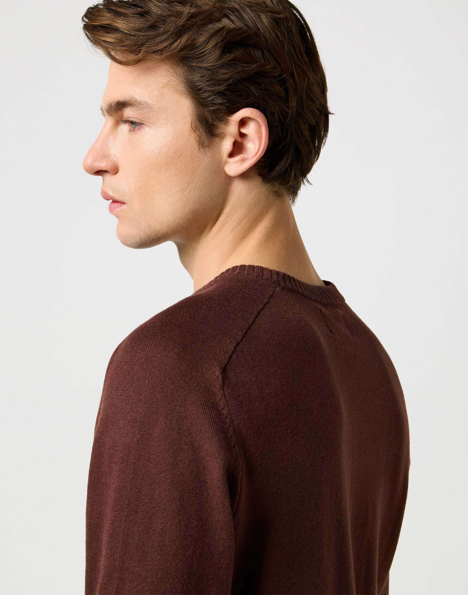 Knit Sweater in Mahogany Sweater Wrangler
