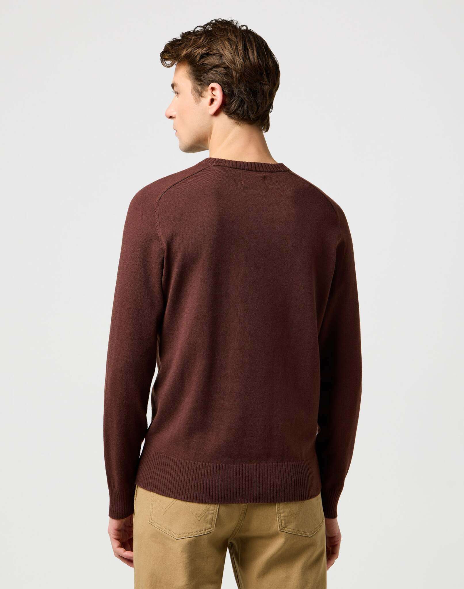 Knit Sweater in Mahogany Sweater Wrangler