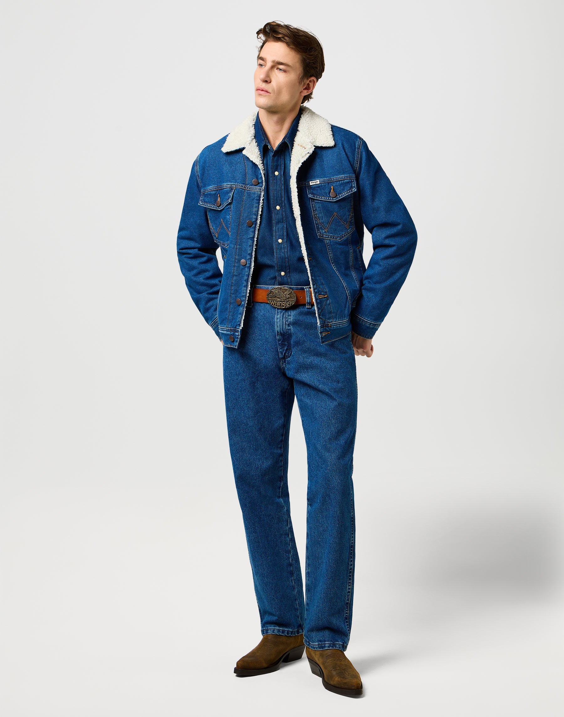 W Eagle Belt in Cognac Belt Wrangler