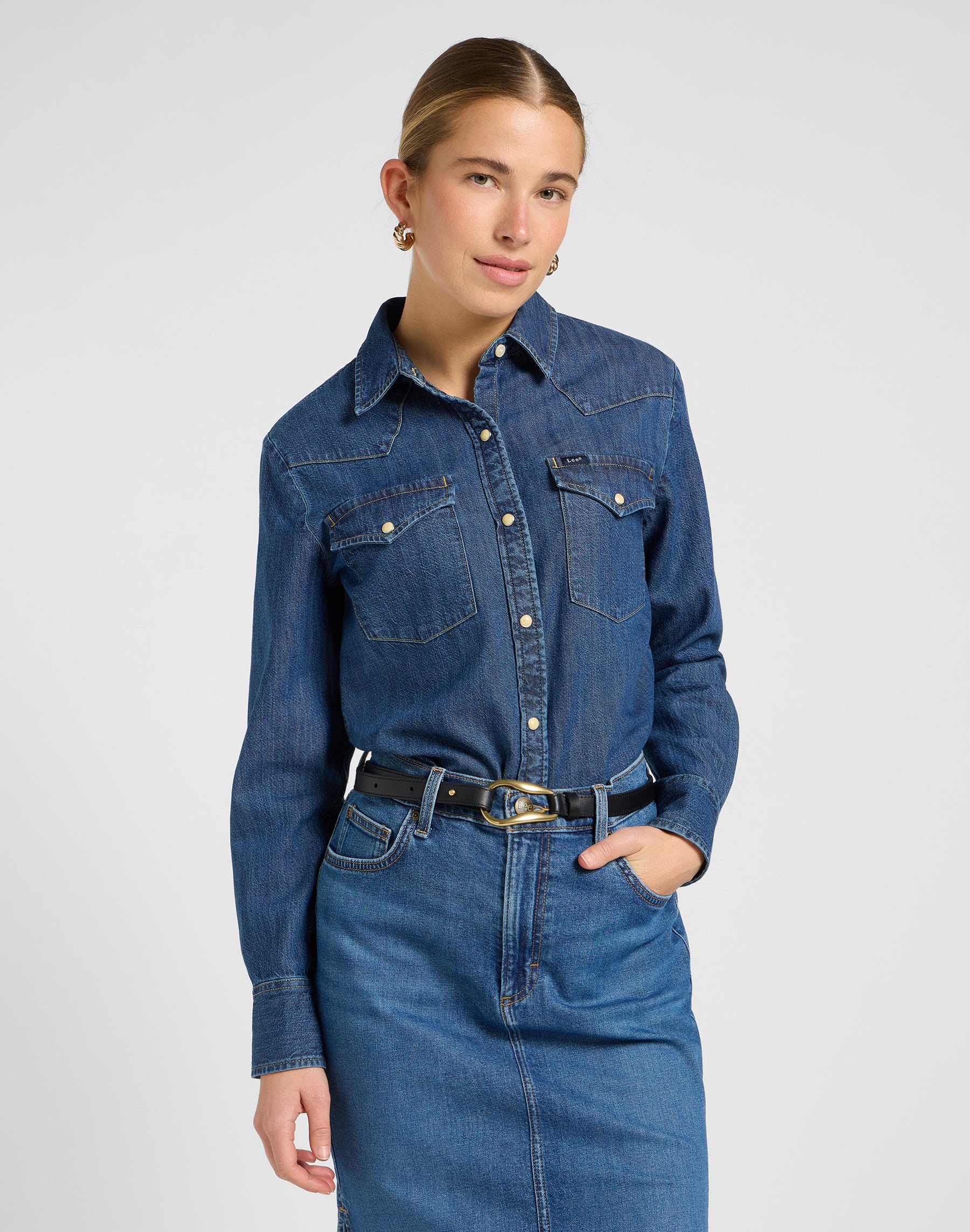 Loop Belt in Black Belt Lee