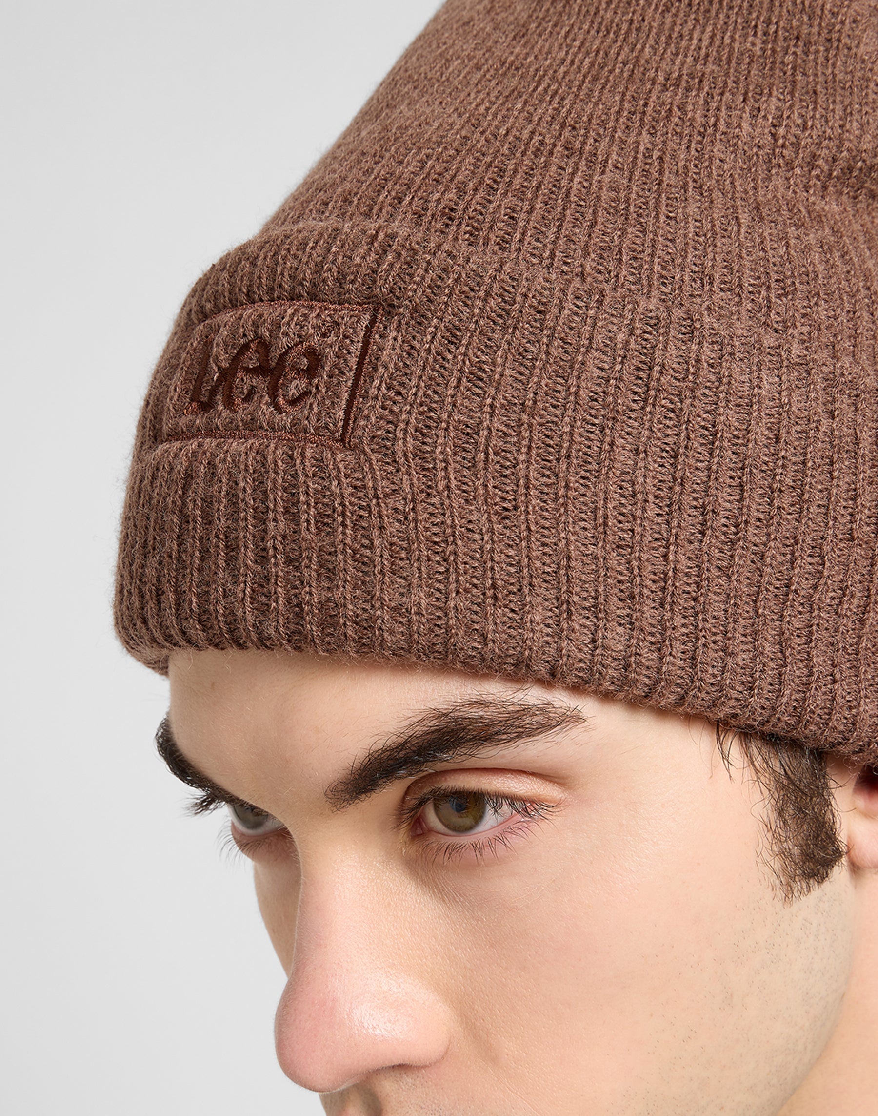 Core Beanie in Luxe Brown Caps Lee