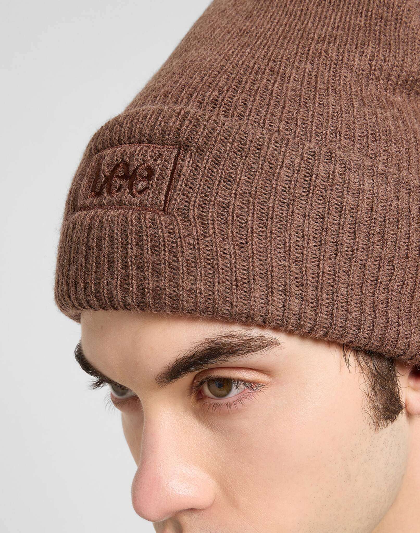 Core Beanie in Luxe Brown Caps Lee