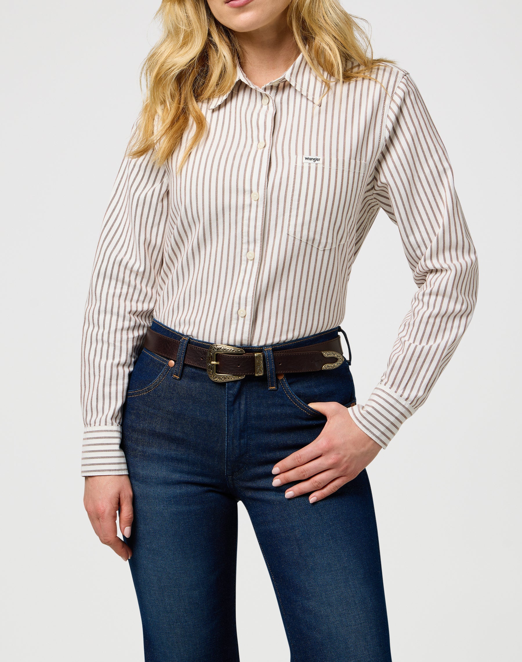 Western Belt in Brown Belt Wrangler