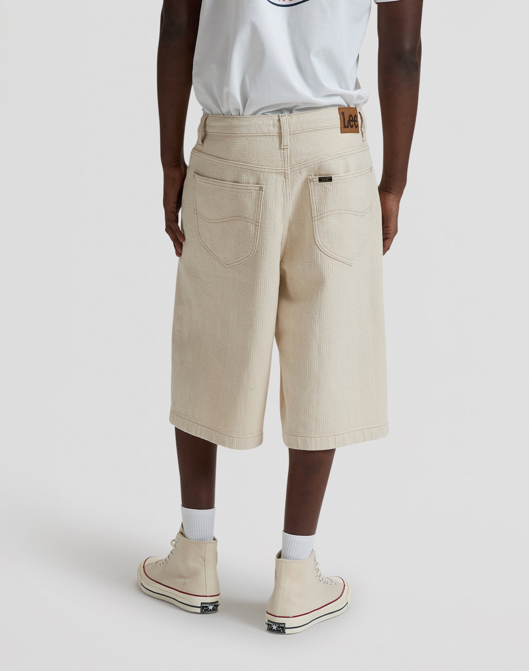 Jort With Drawstring in Natural Greige Shorts Lee