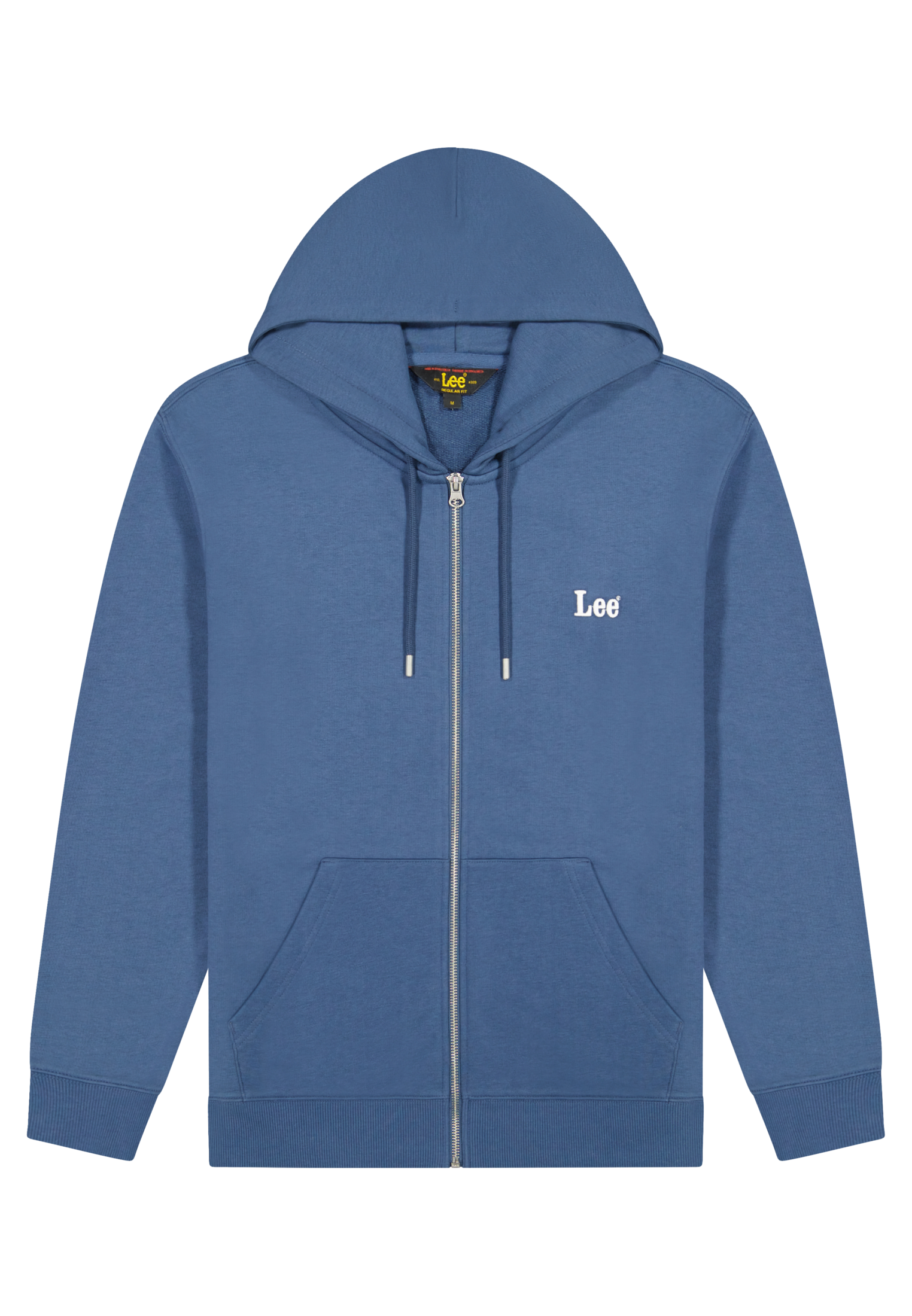 Ess Lee Zip Hoodie in Academy Blue
