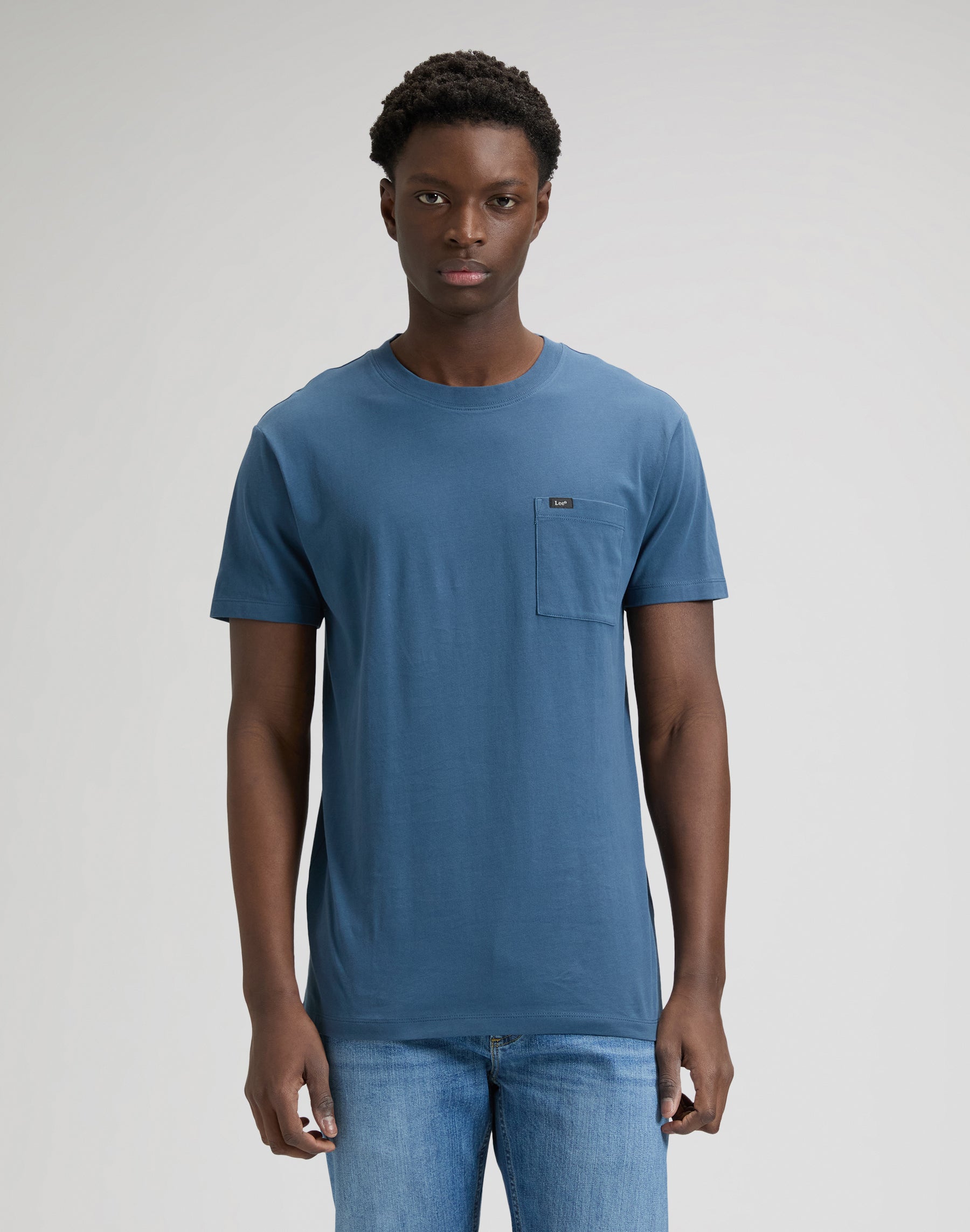 Ultimate Pocket Tee in Academy Blue