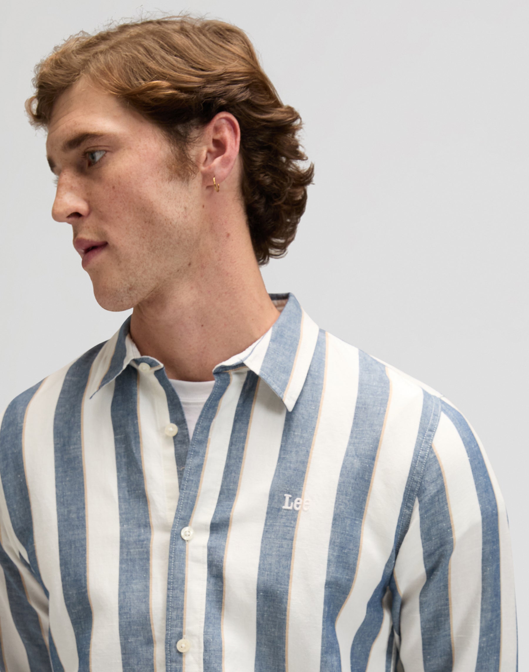 Lee in Academy Blue Stripe