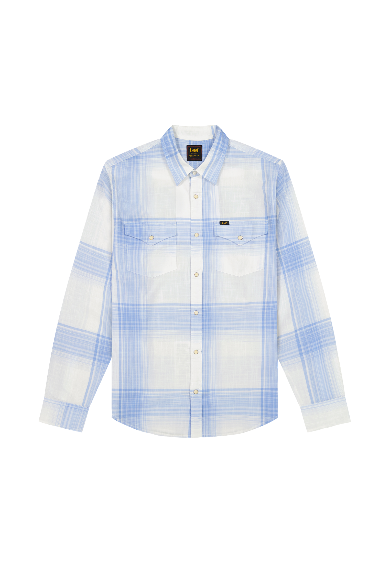 Clean Western in Halogen Ombre Plaid