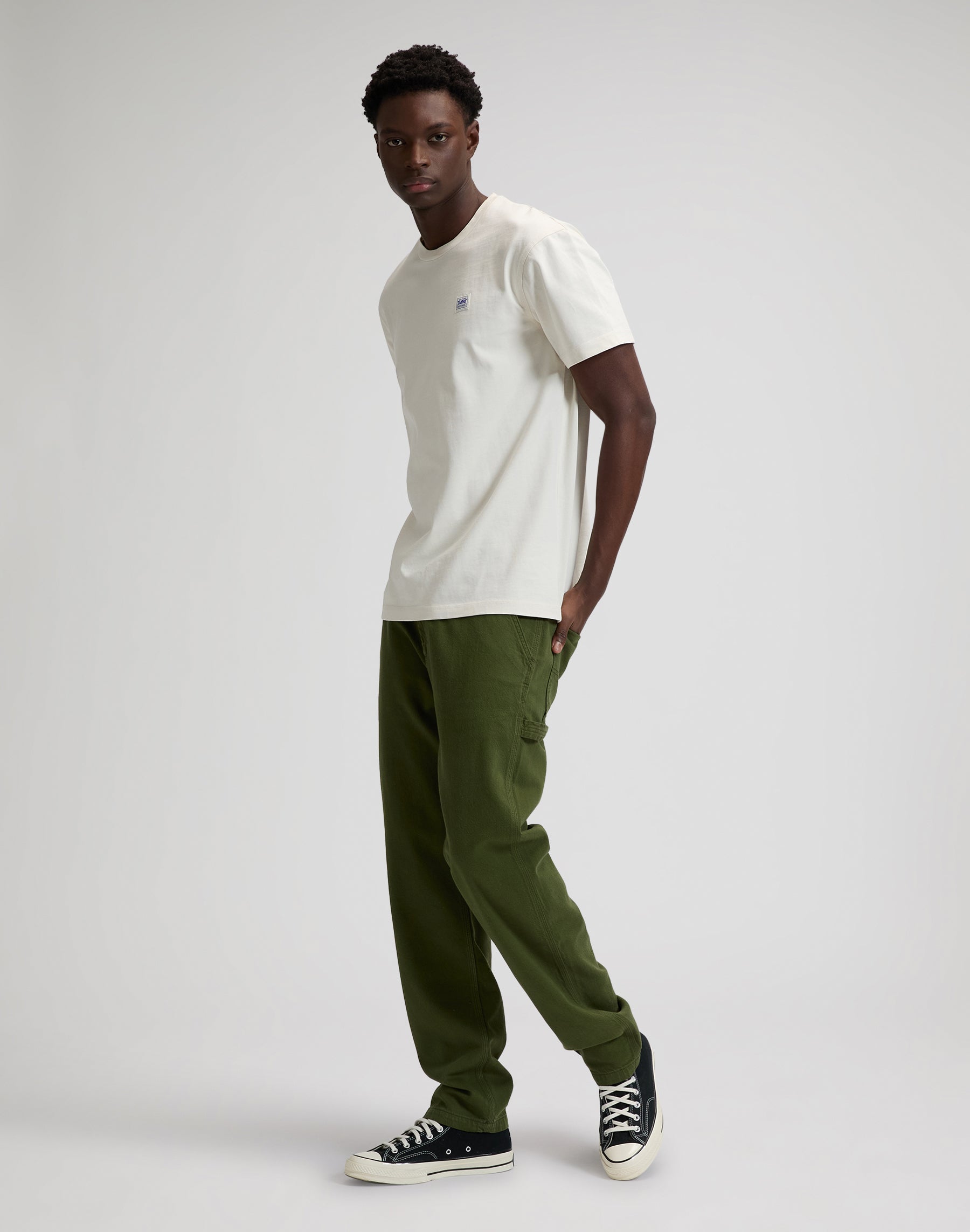 Workwear T-shirt in natural