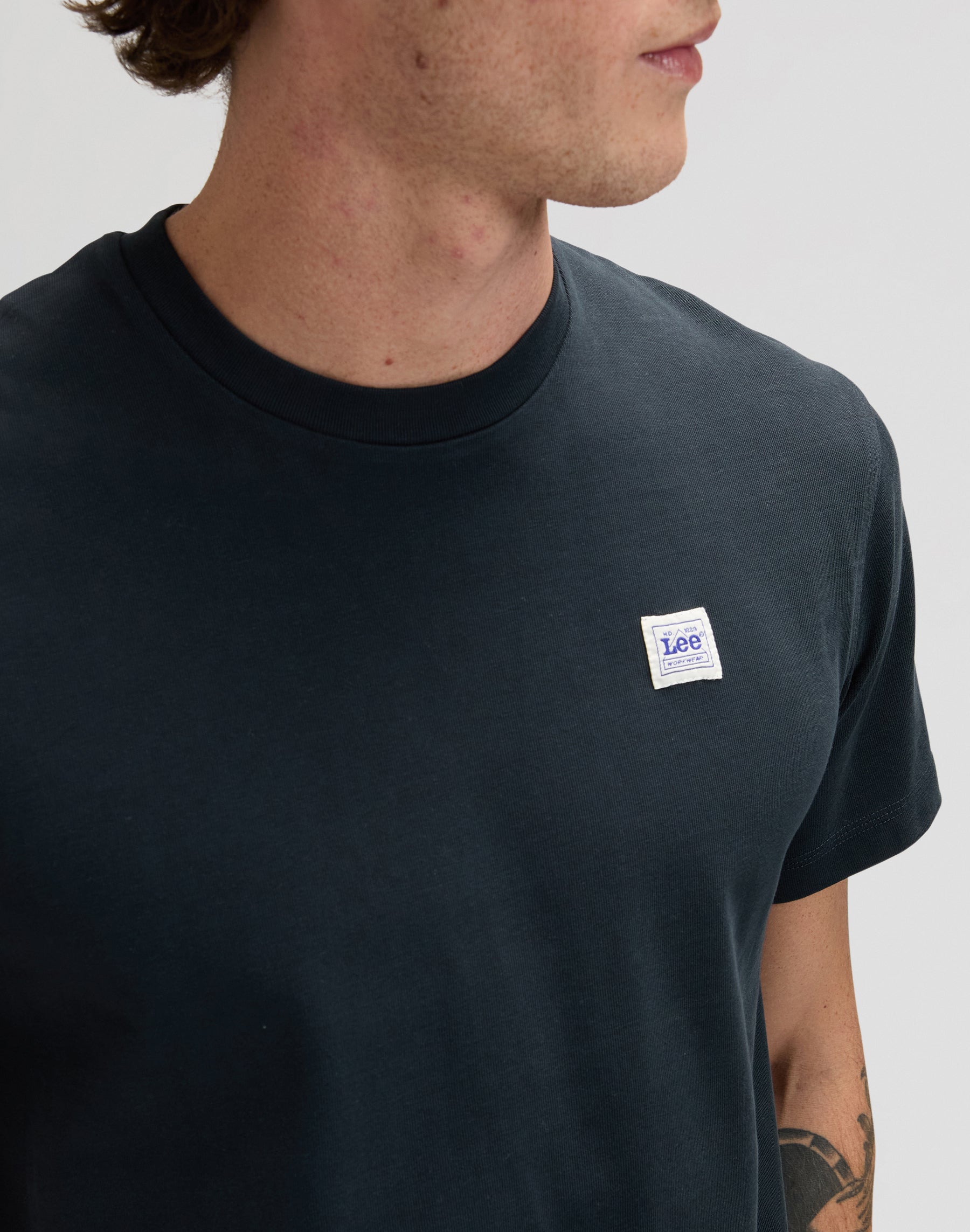 Workwear tee in Rebel Navy