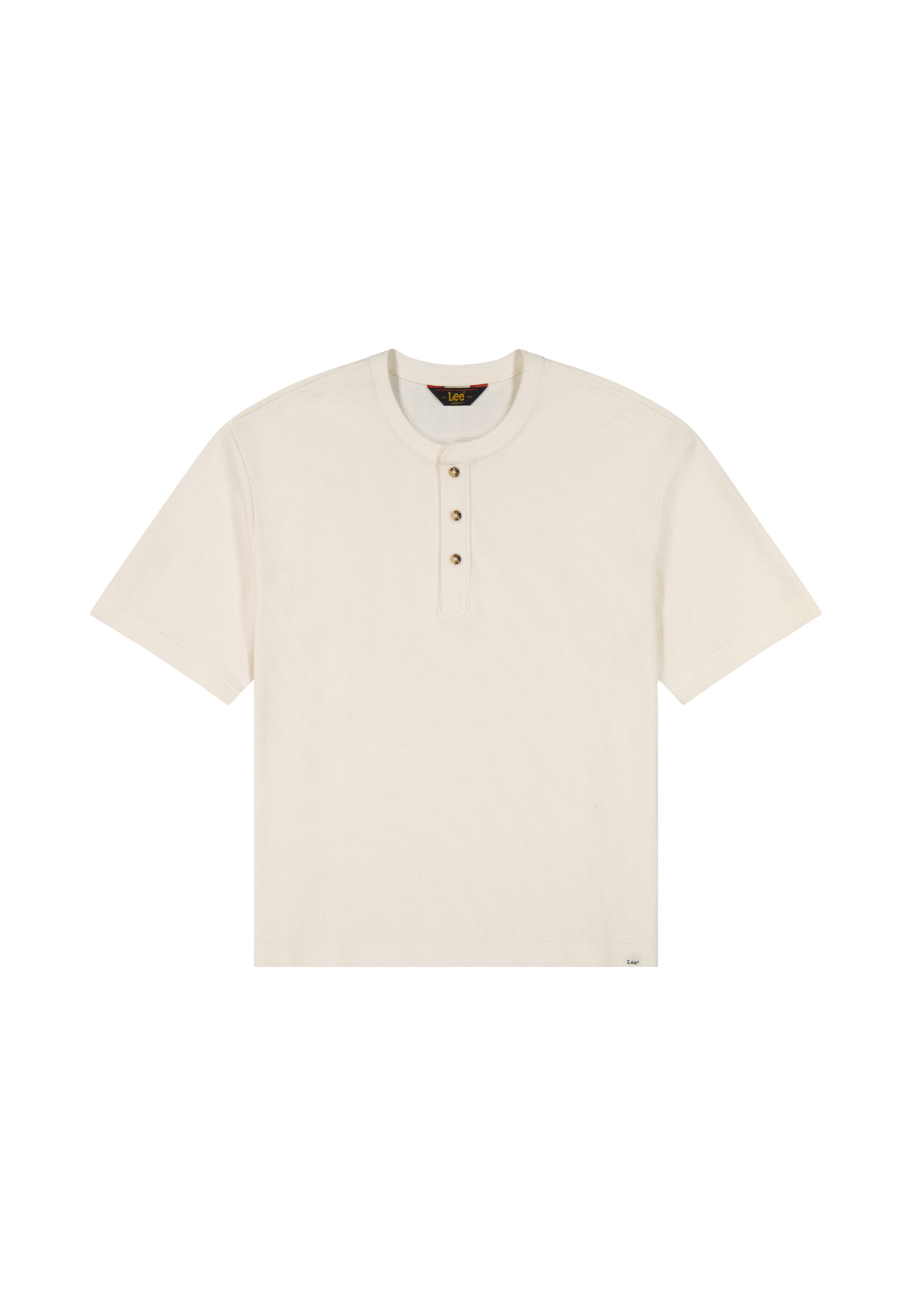 Henley in Natural T-Shirts Lee