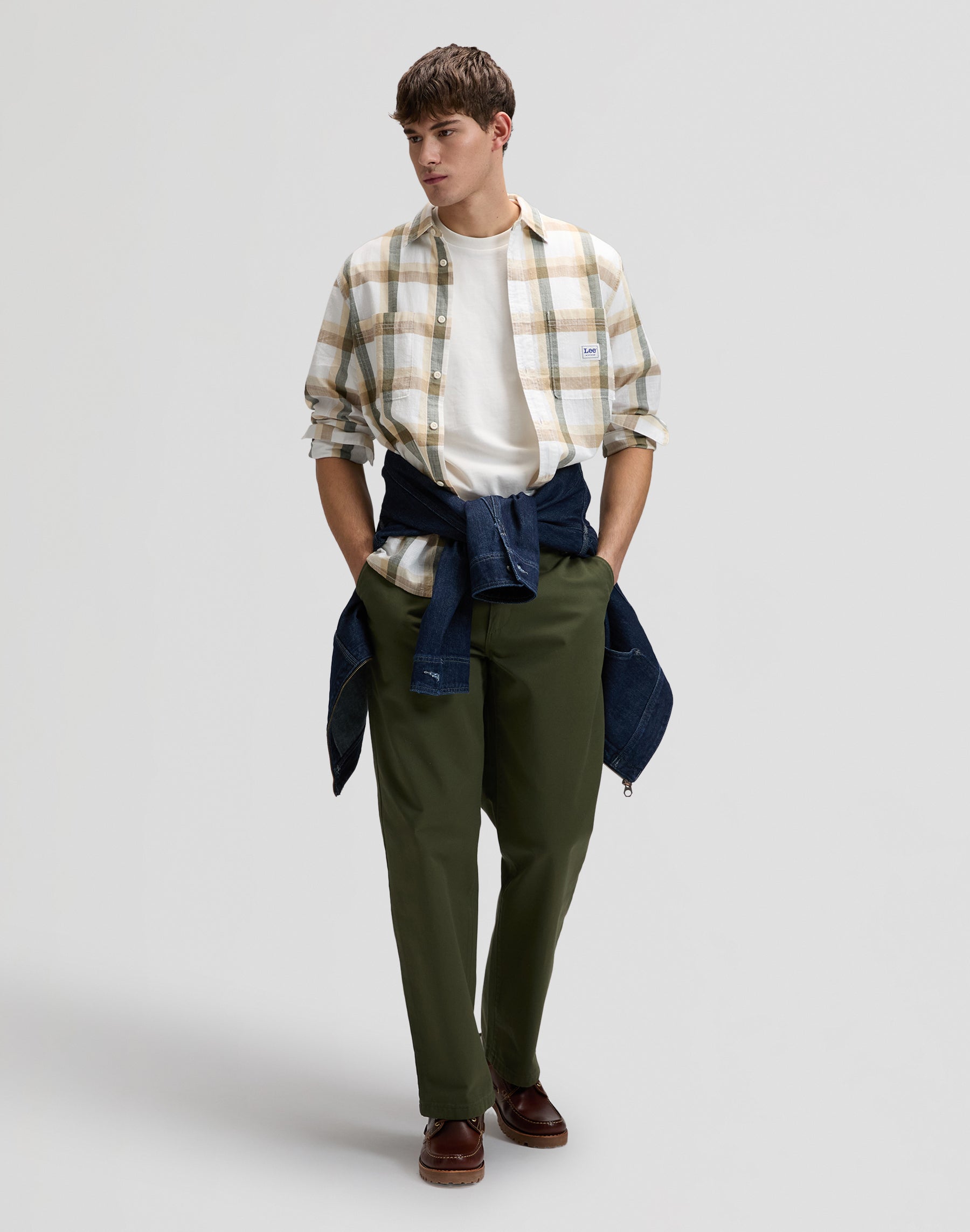 Workwear Shirt 2.0 in Oak Moss Plaid