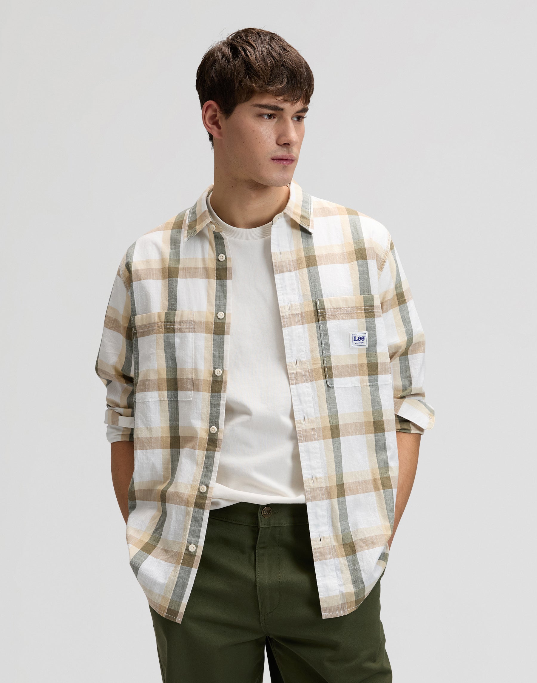 Workwear Shirt 2.0 in Oak Moss Plaid
