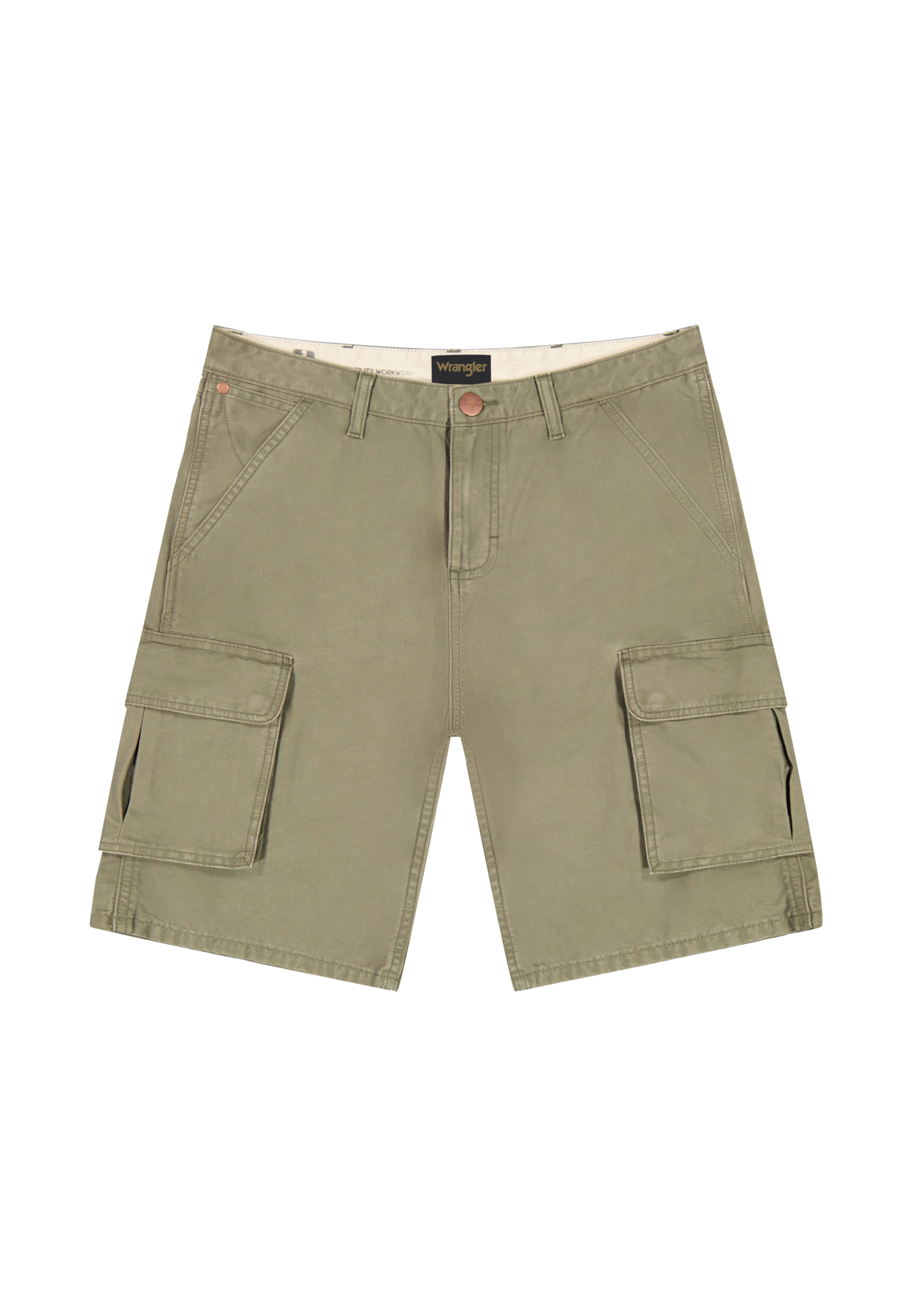 Cargo shorts in dusty olive shorts Wrangler