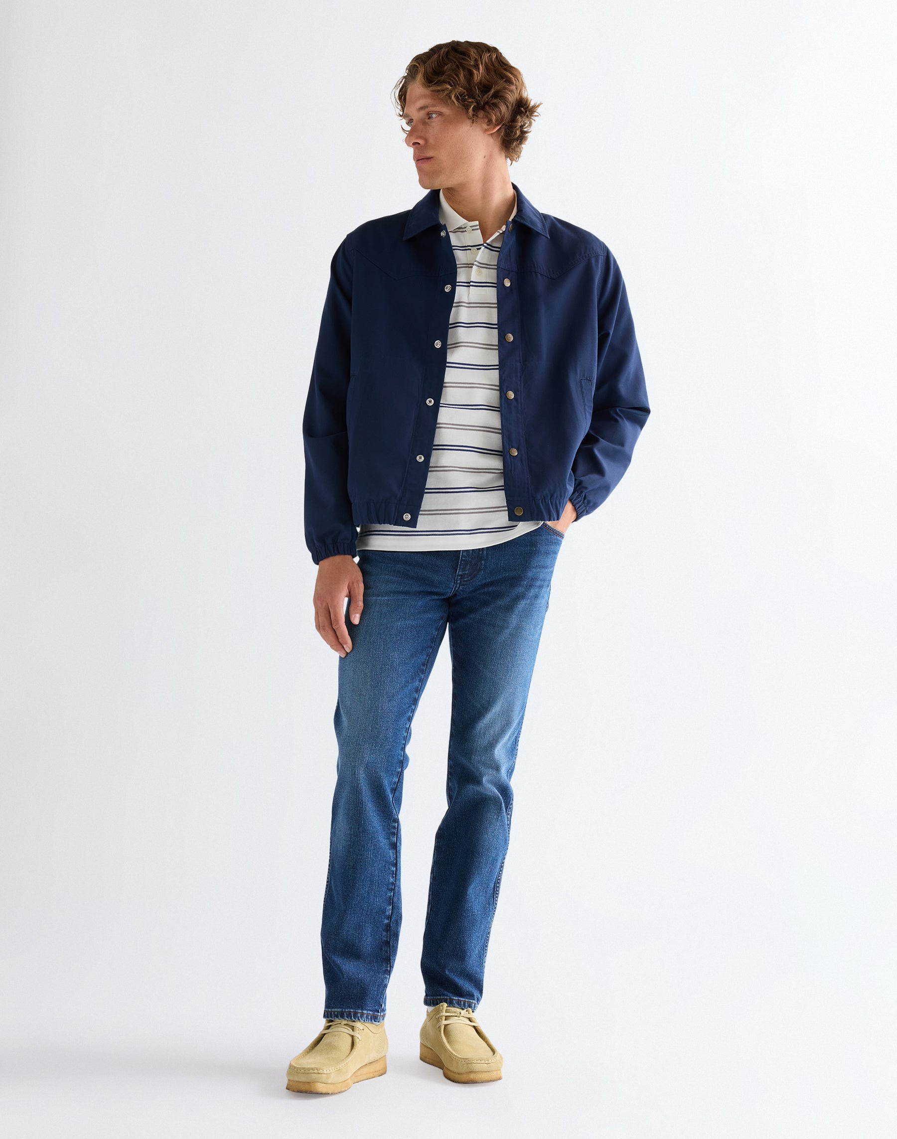 Coach jacket in navy