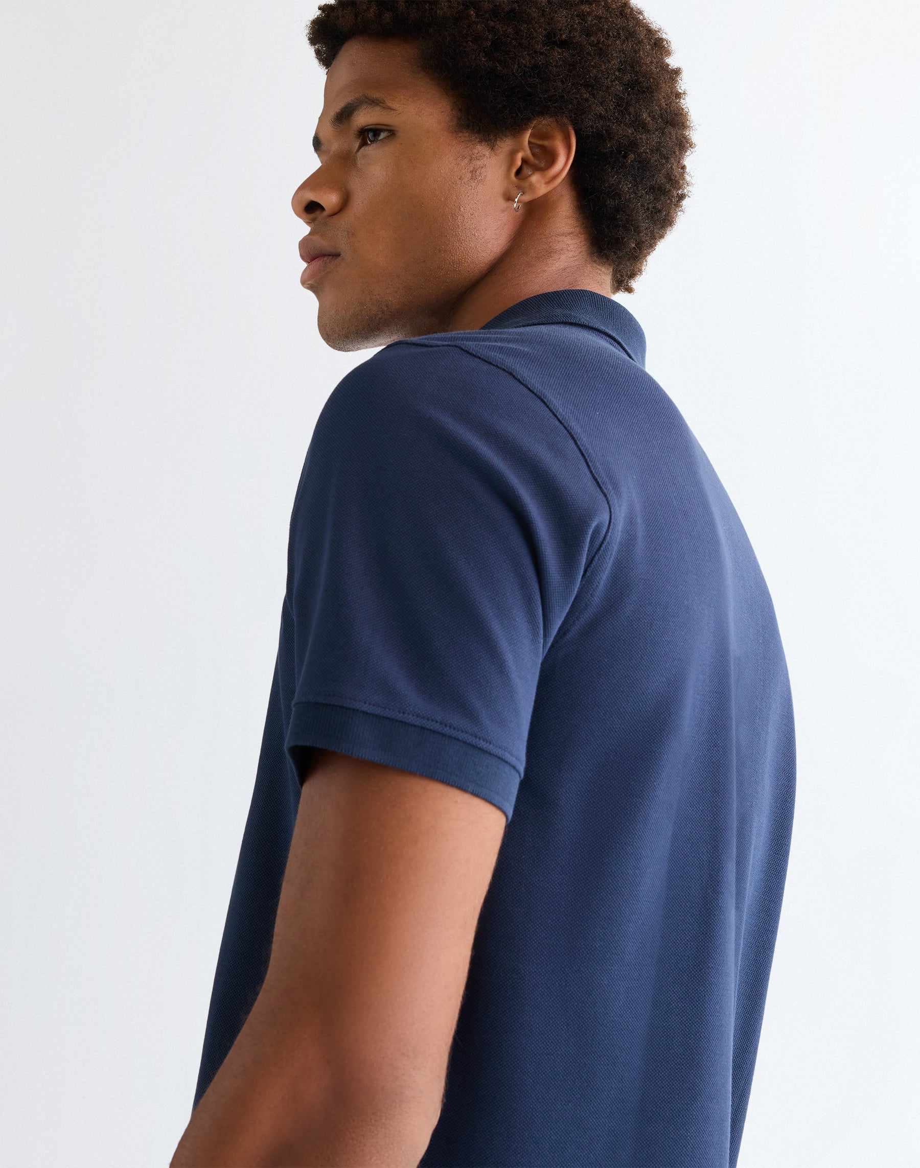 Polo shirt in navy
