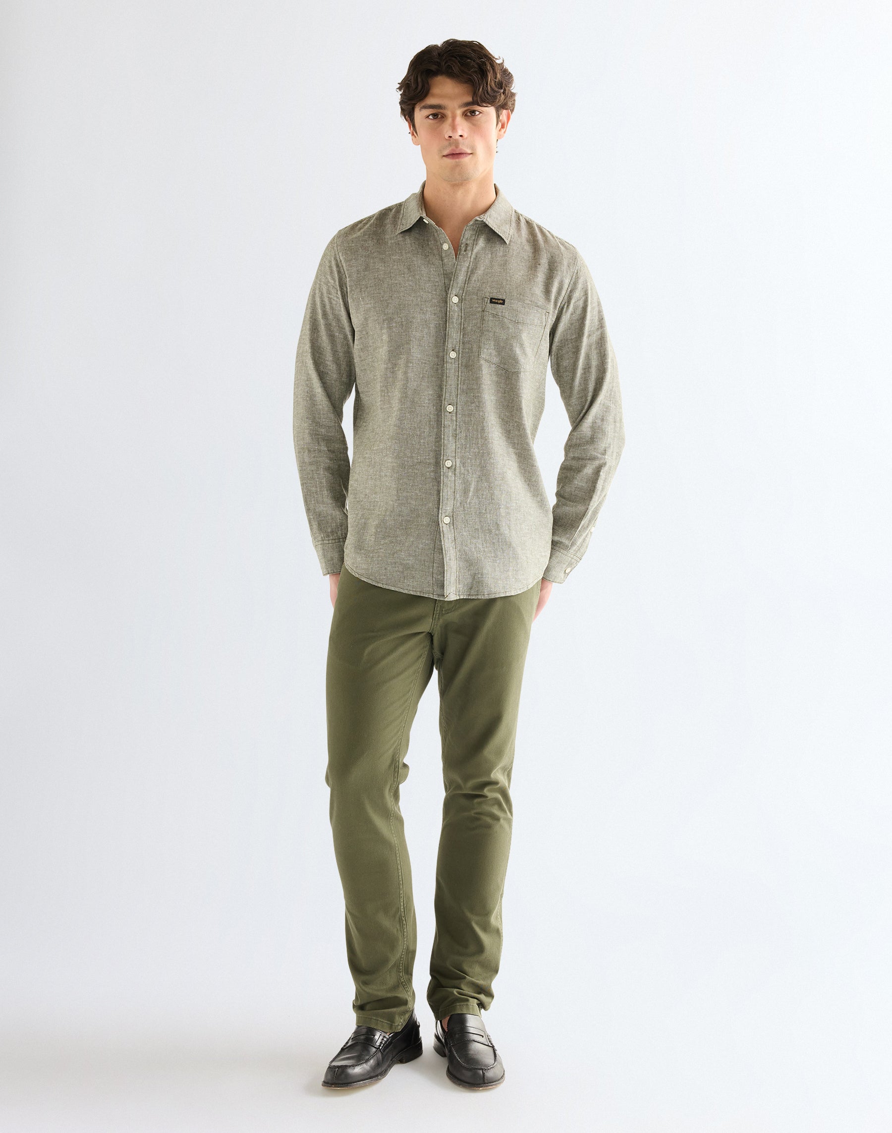 1 Pocket Shirt in Deep Depths Shirts Wrangler