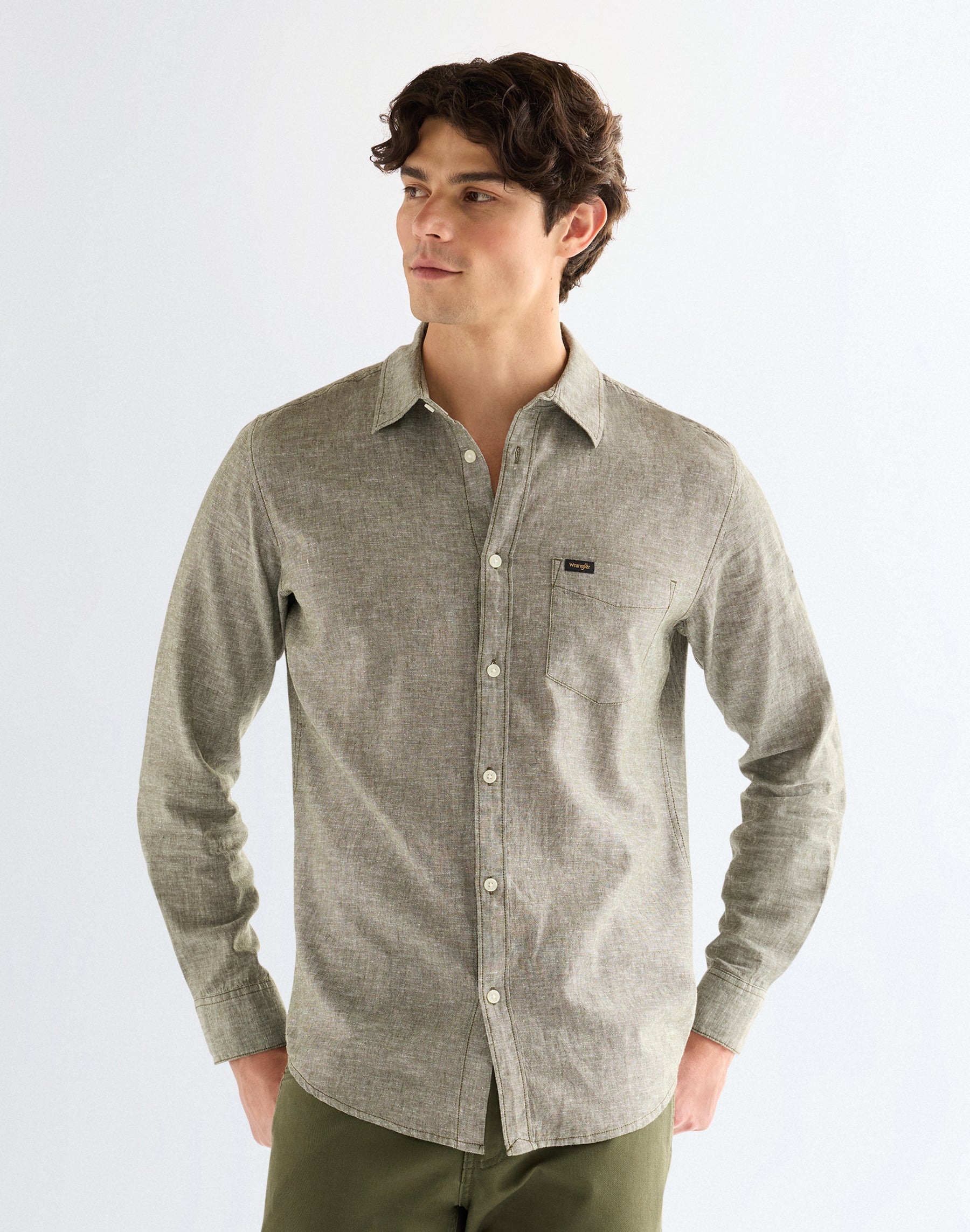 1 Pocket Shirt in Deep Depths Shirts Wrangler