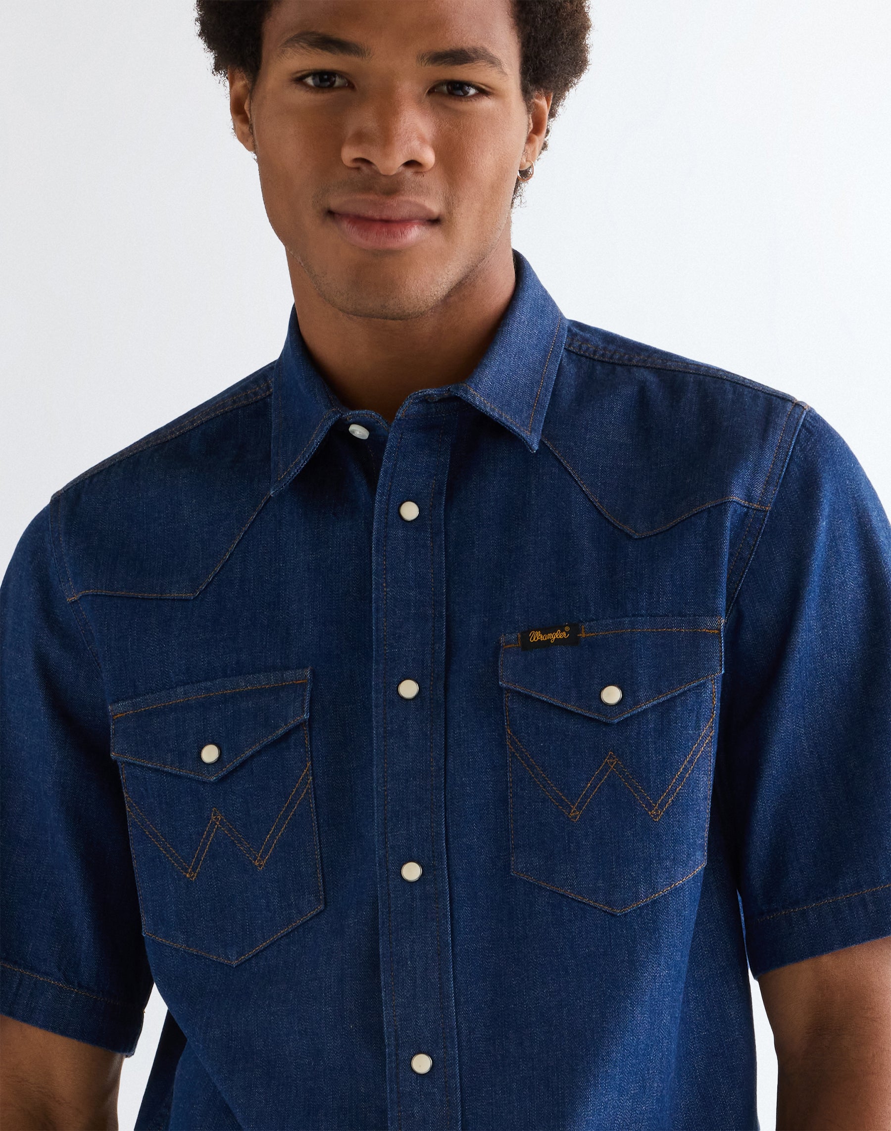 Short-sleeved Western in Caroline Creek Shirts Wrangler