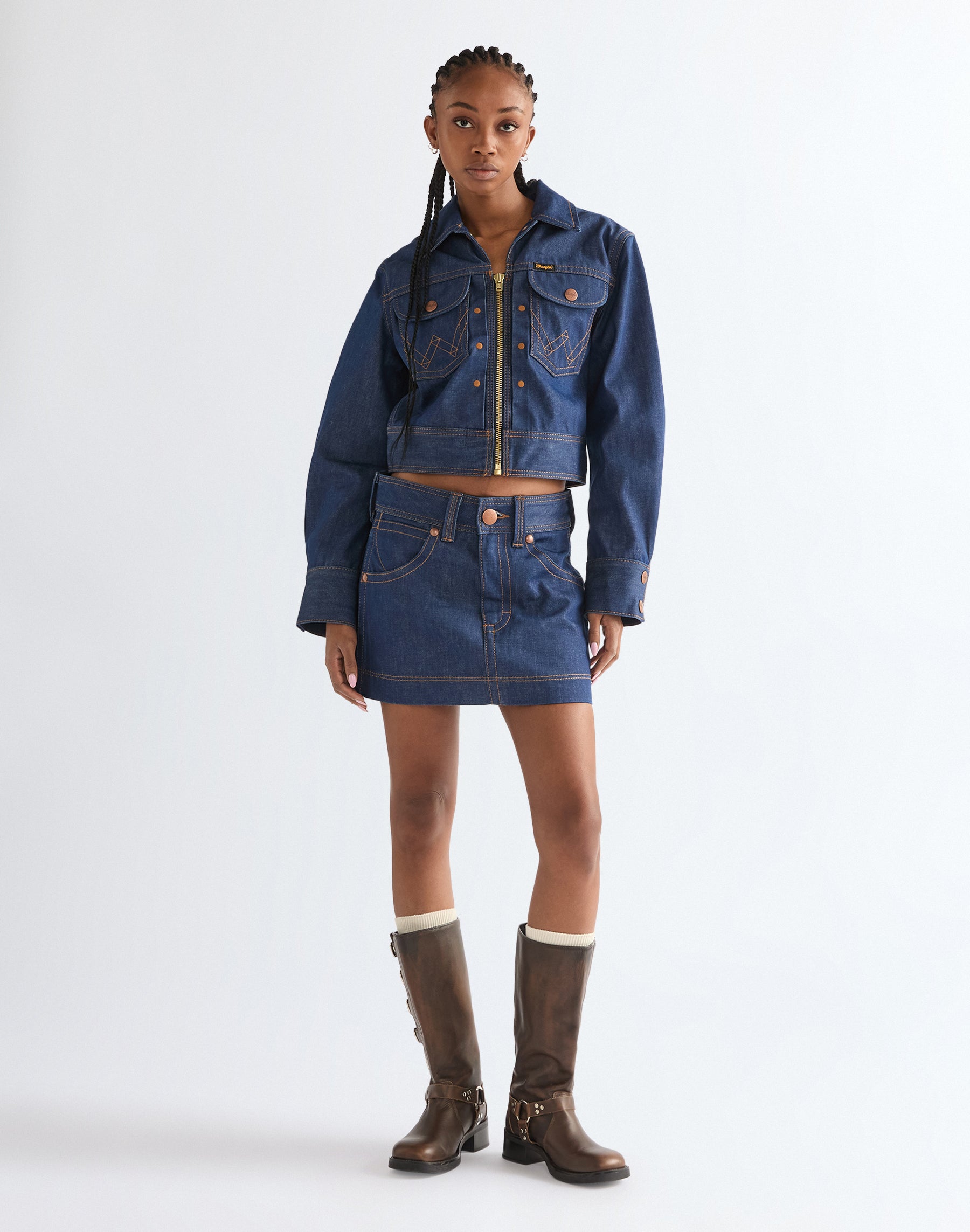 Super Wrangler Skirt in Raw