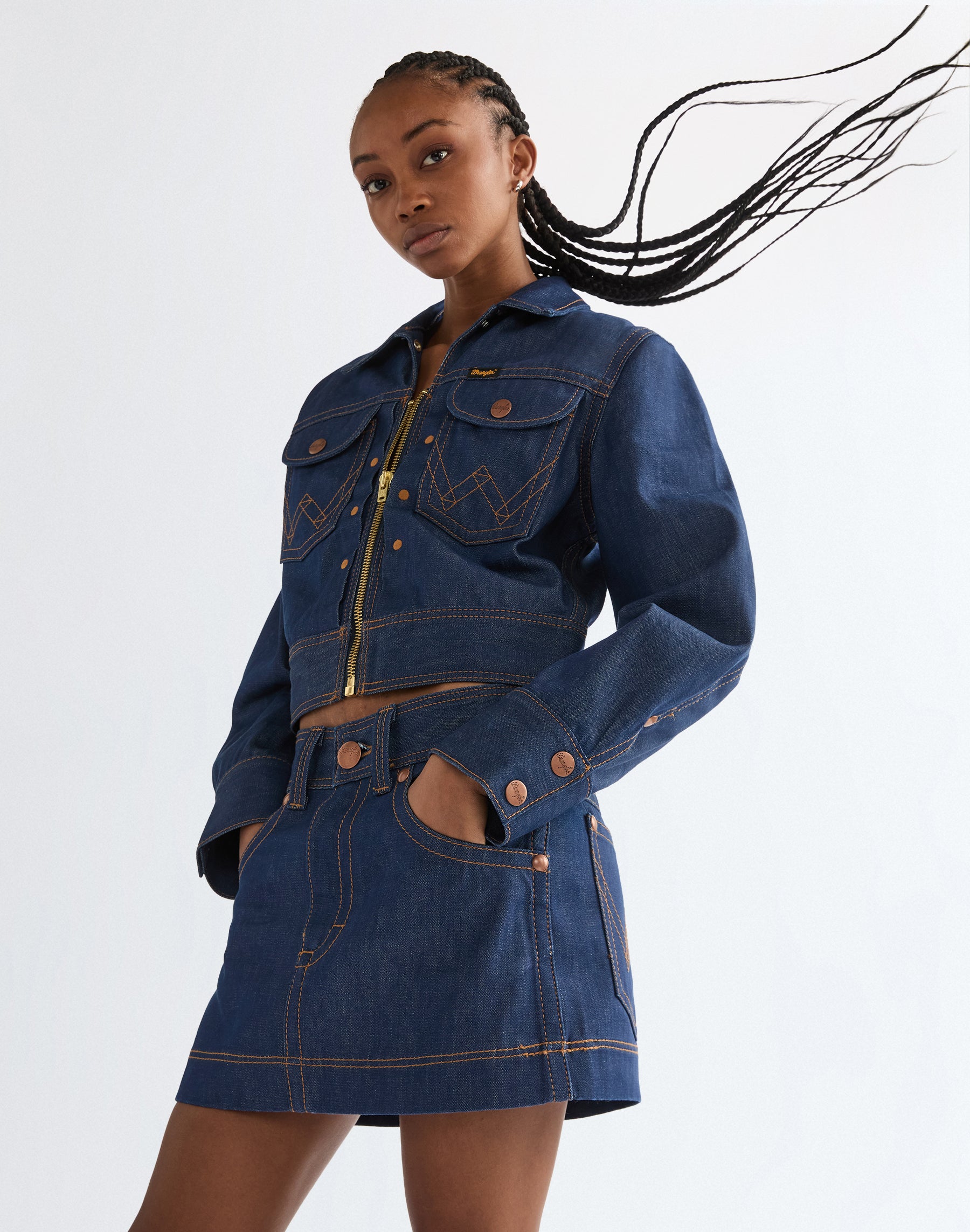 Super Wrangler Skirt in Raw