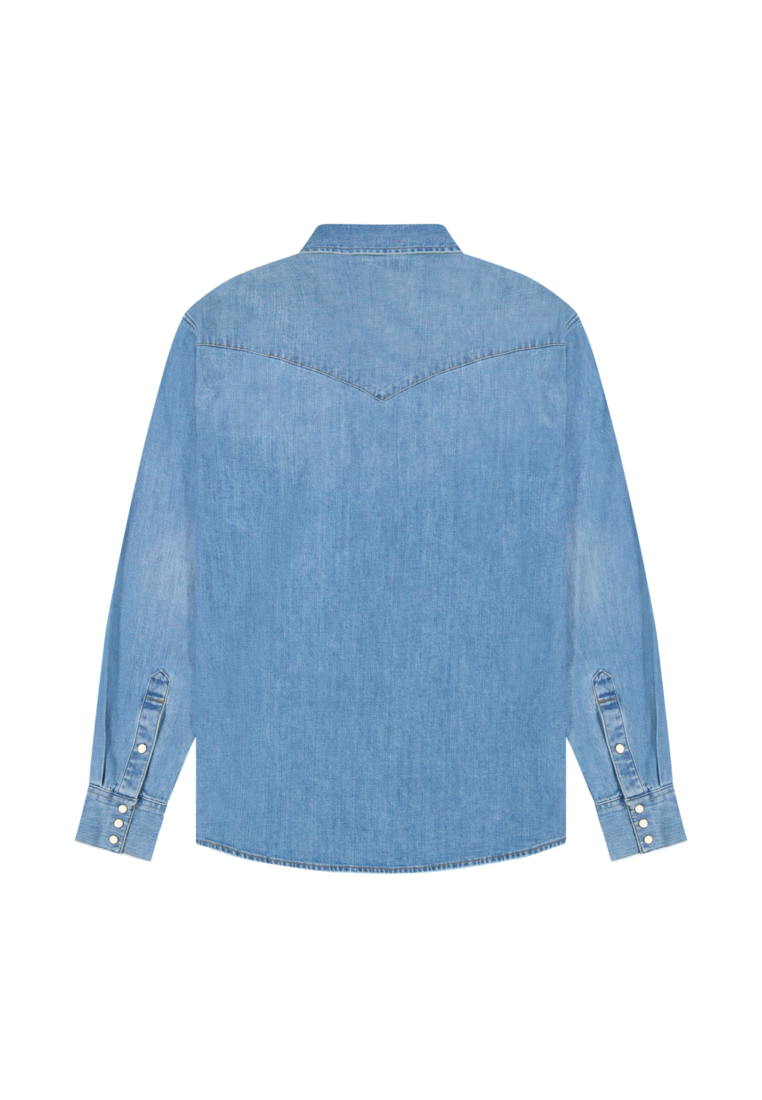 Western in Mid Light Wash Shirts Wrangler