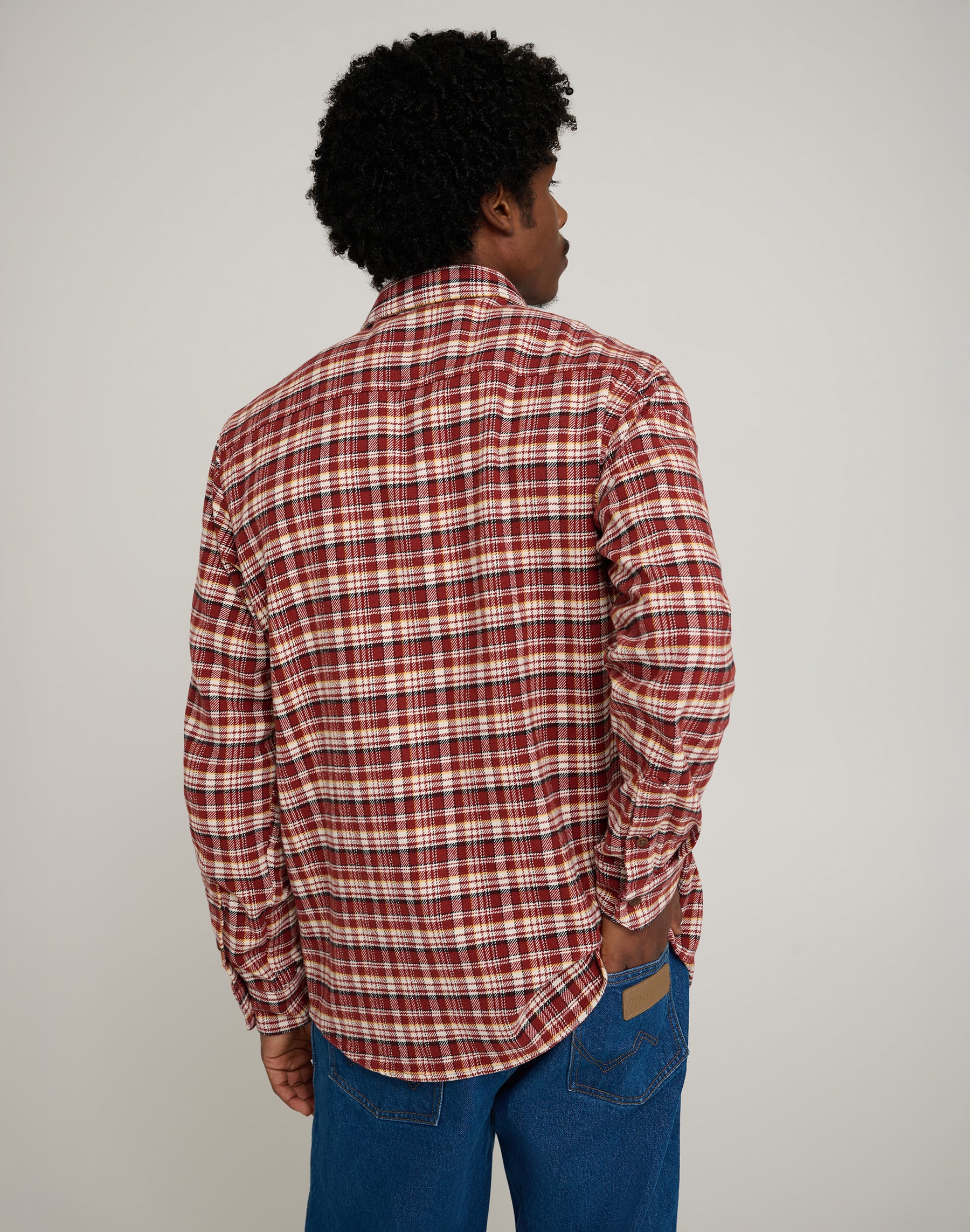 Will Shirt in Fired Brick Shirts Wrangler