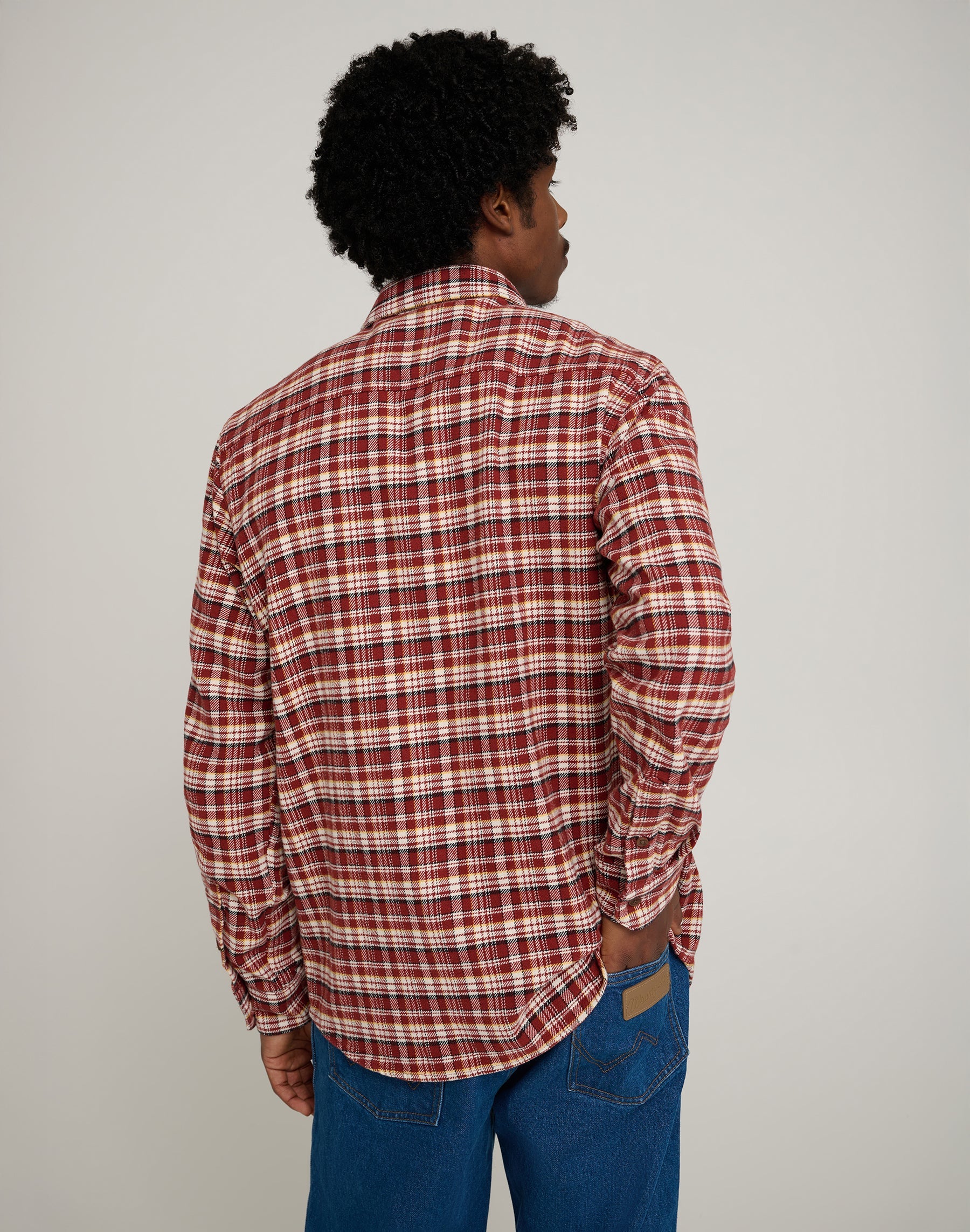Will Shirt in Fired Brick Shirts Wrangler