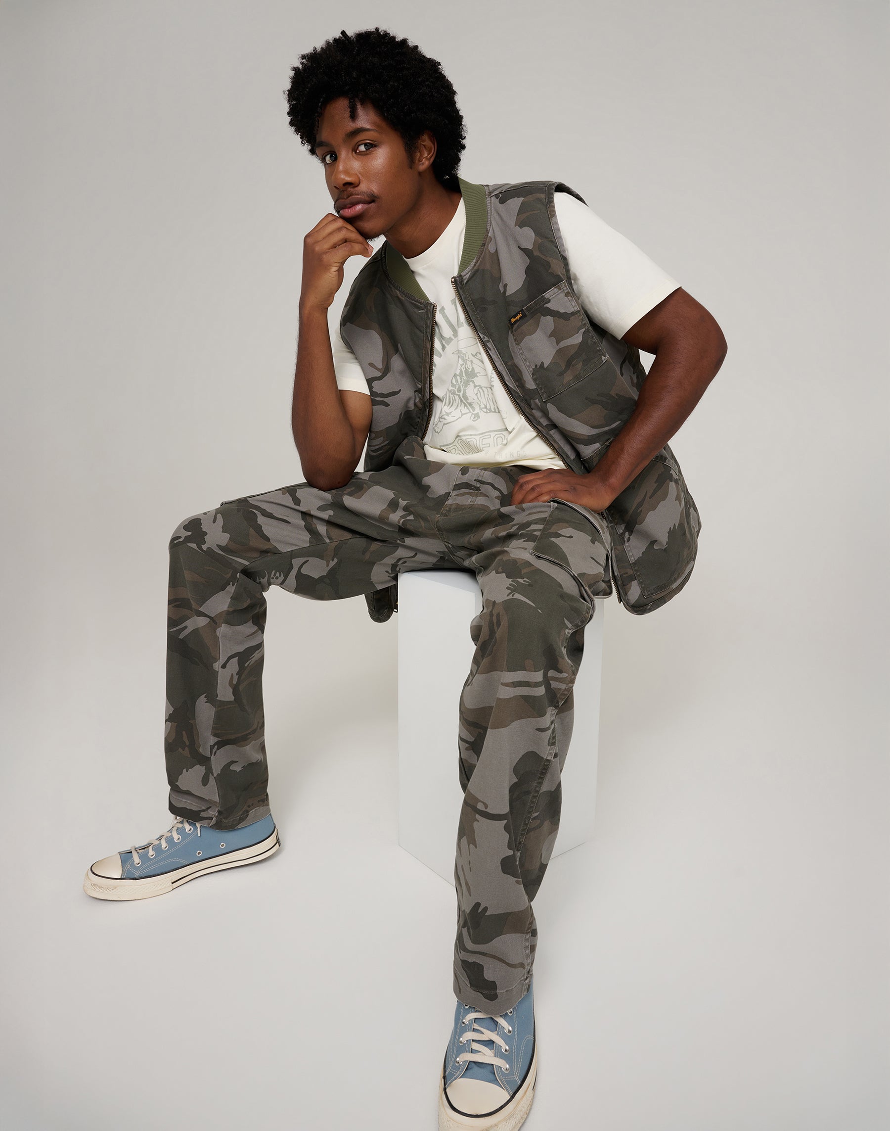 Mike Lucas Pant in Camo Pants Wrangler