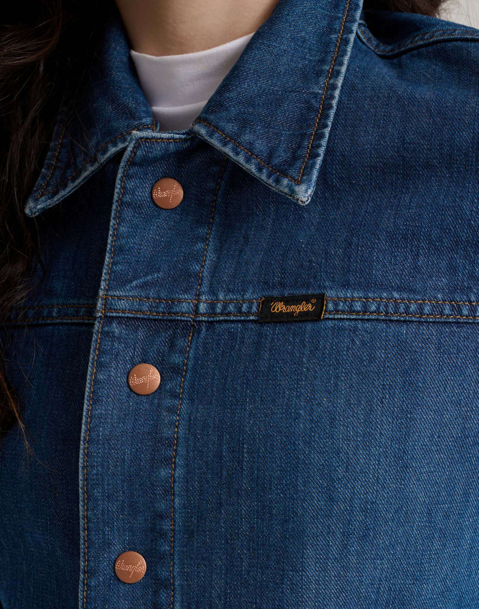 Nancy Jacket in Classic Blue Jackets Wrangler