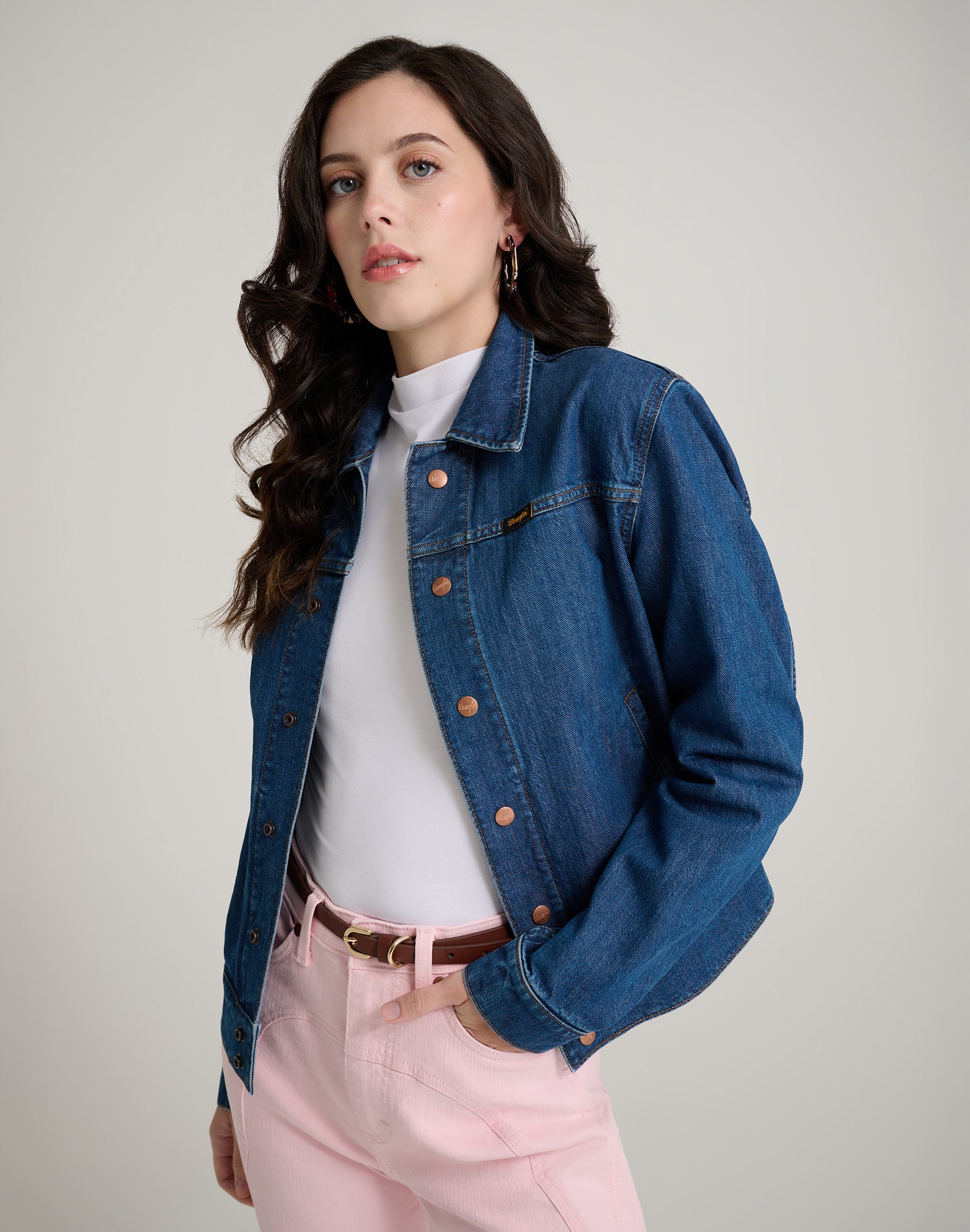 Nancy Jacket in Classic Blue Jackets Wrangler