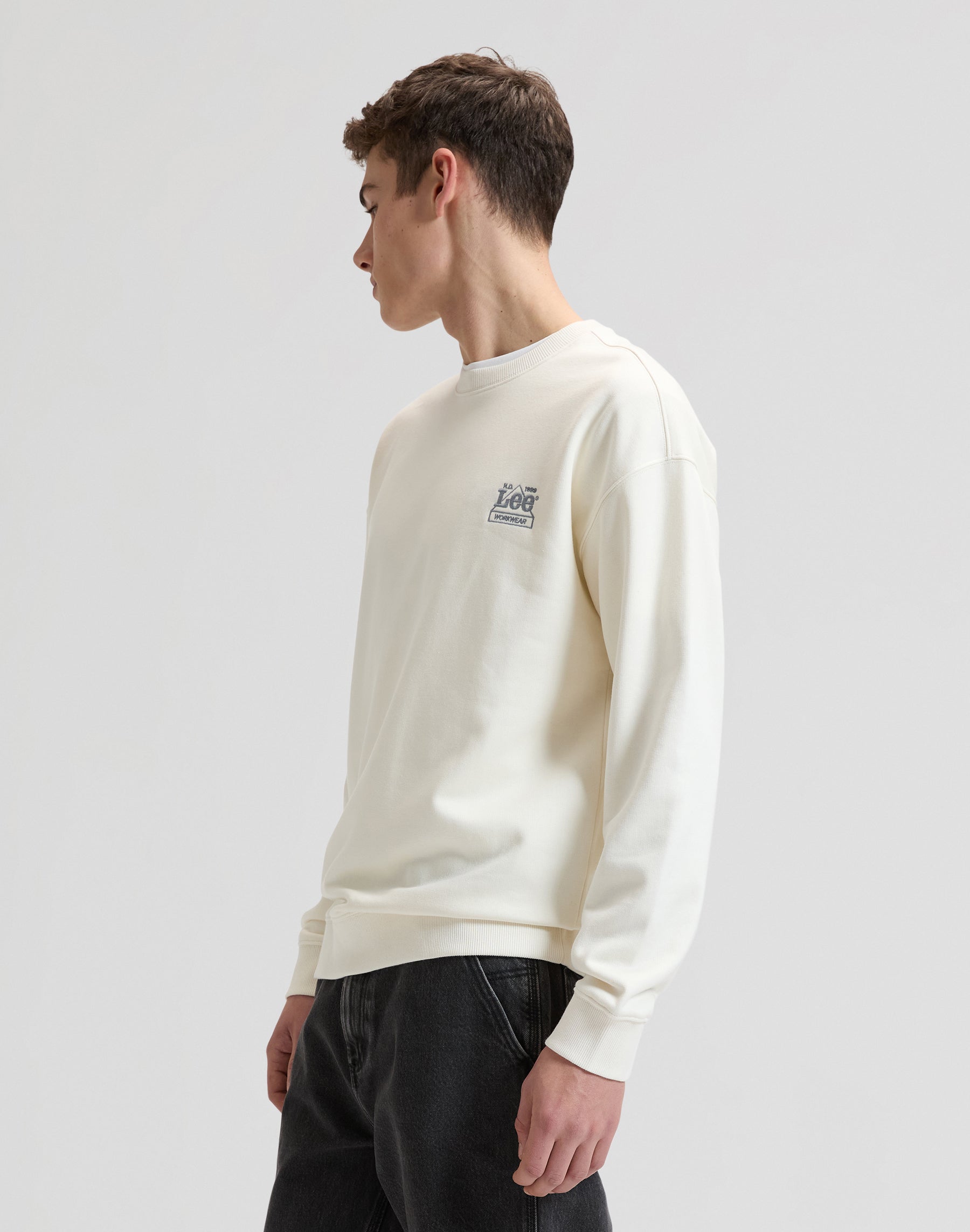 Workwear Ess Crew in Natural