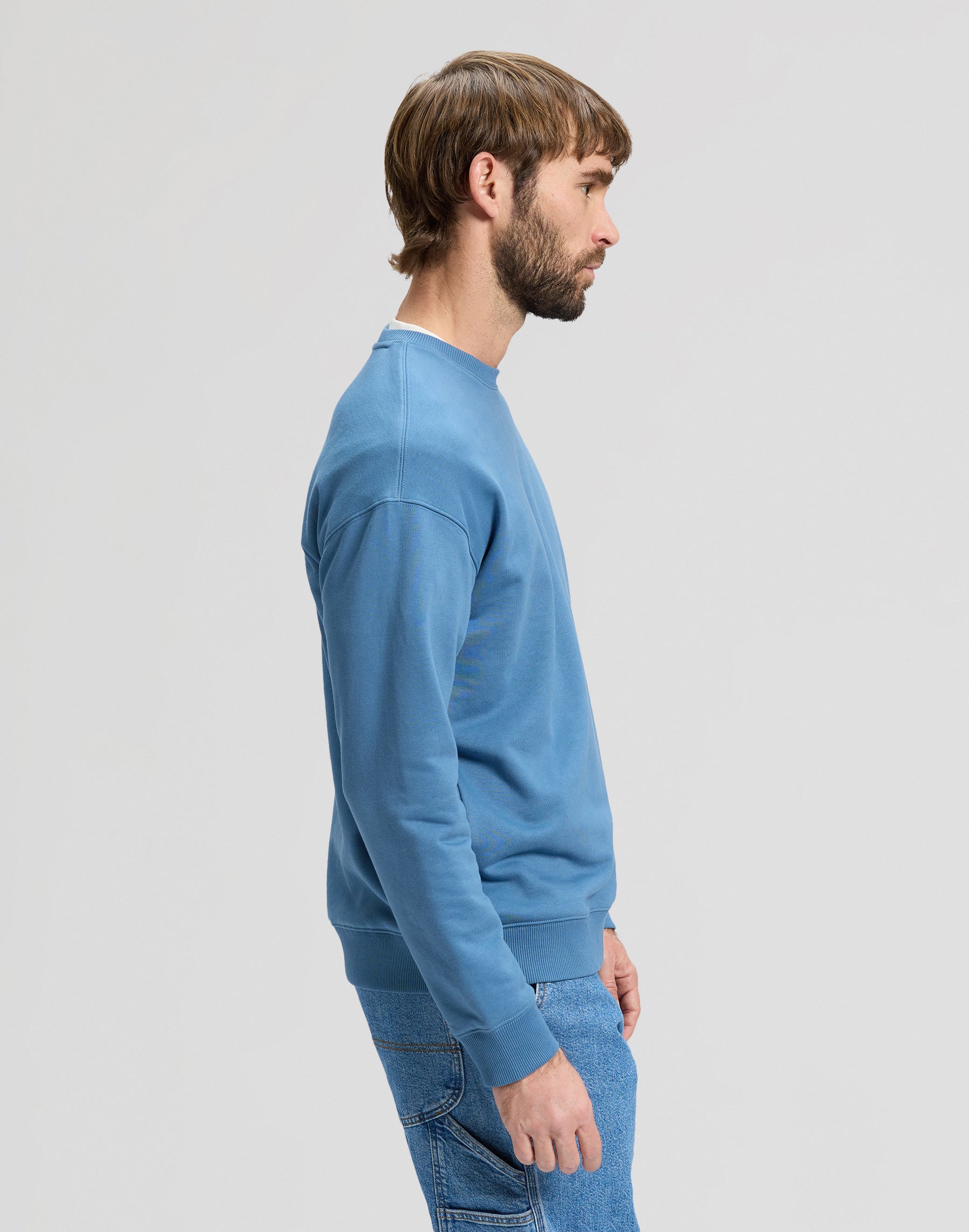 Workwear sweatshirt in work blue