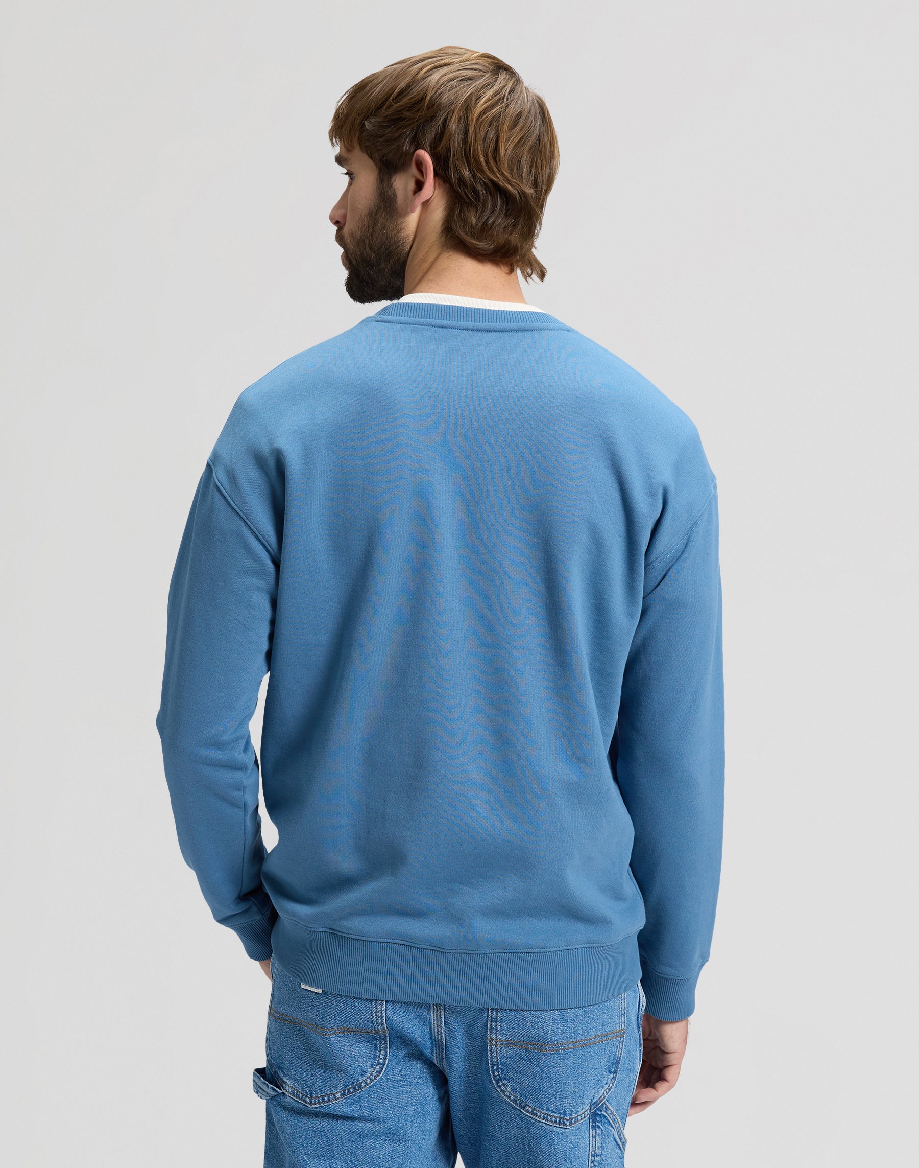 Workwear sweatshirt in work blue