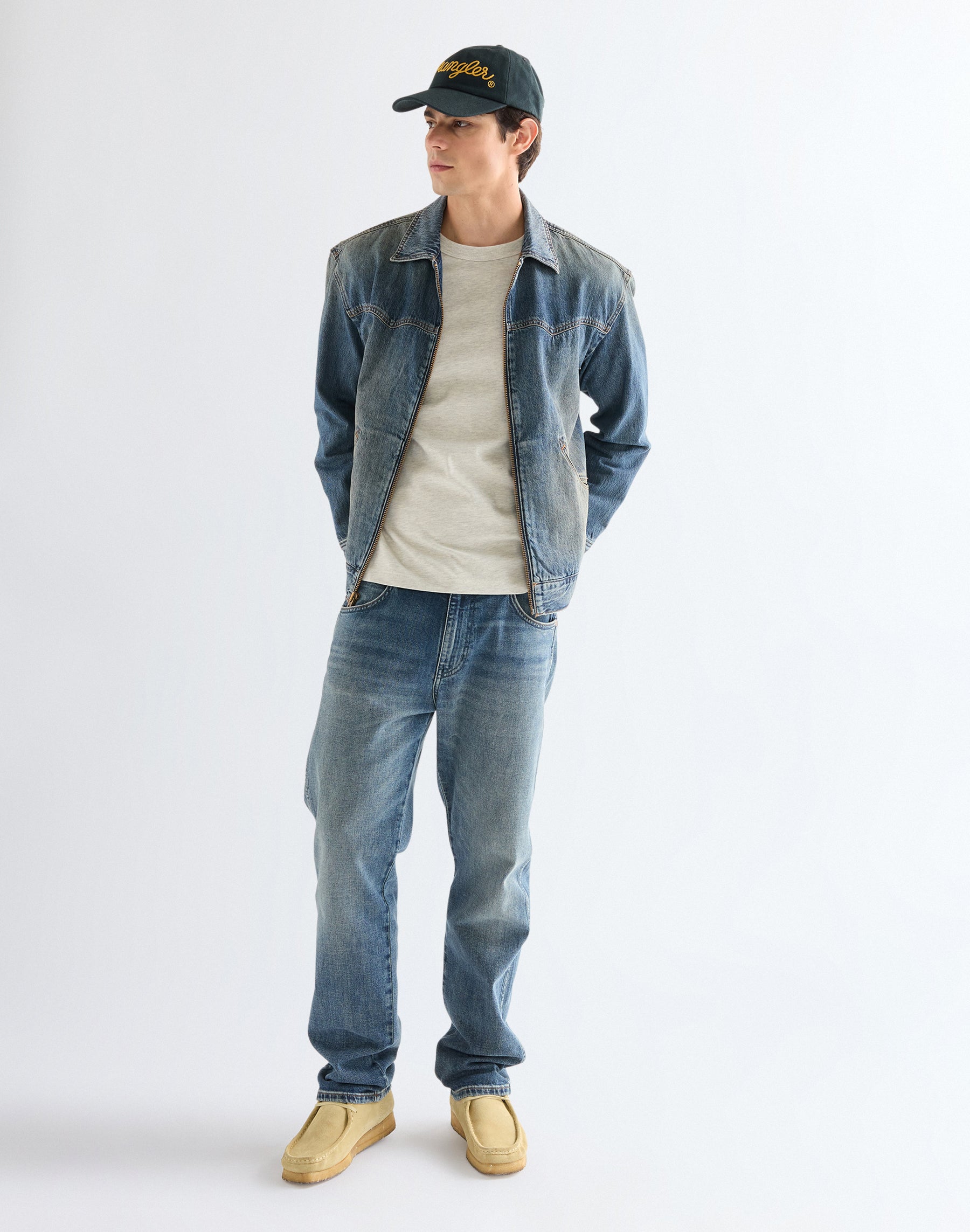 Rope Logo Cap in Navy