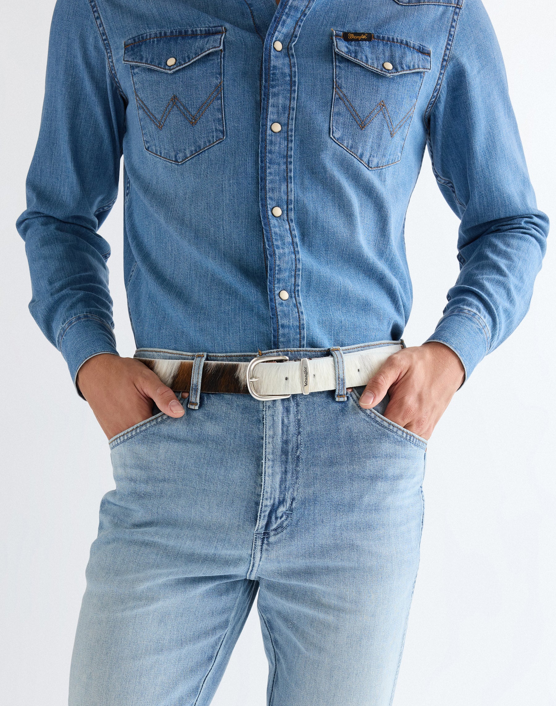 Easy Belt in Cow Belt Wrangler