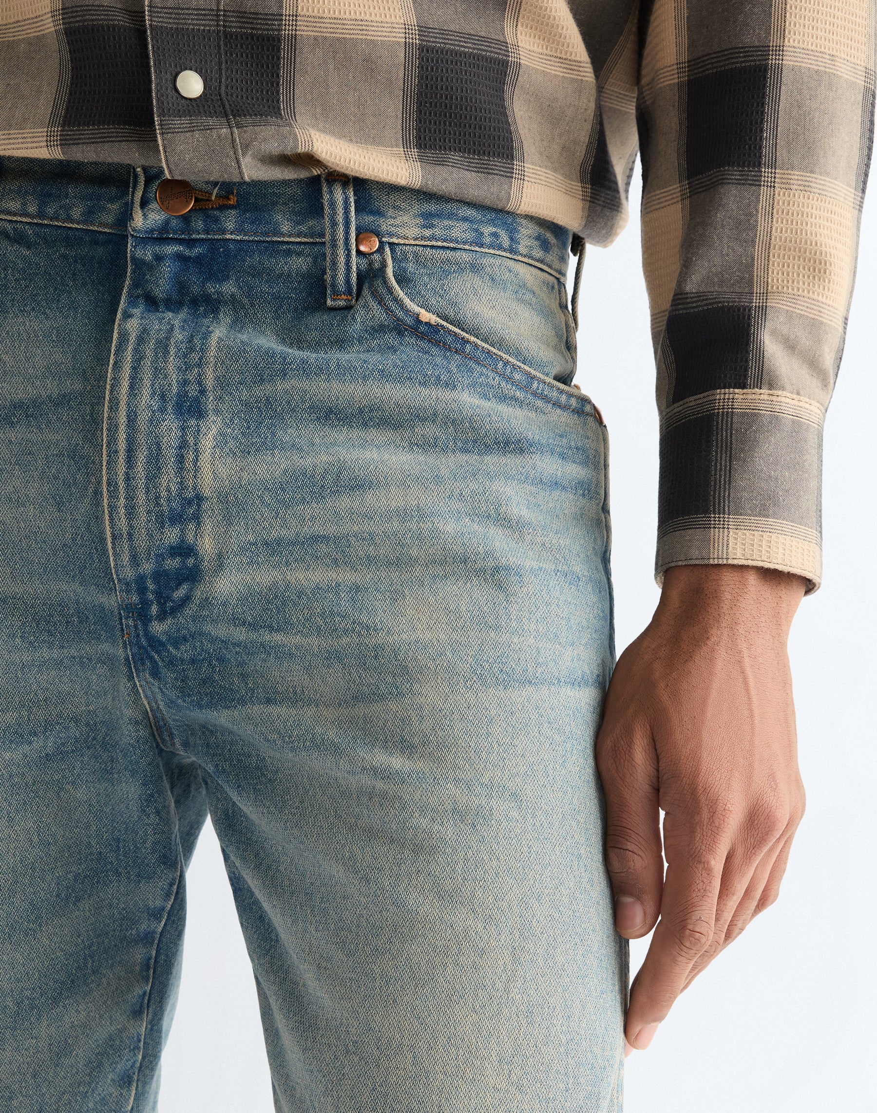 13Mwz in Mudstone Jeans Wrangler