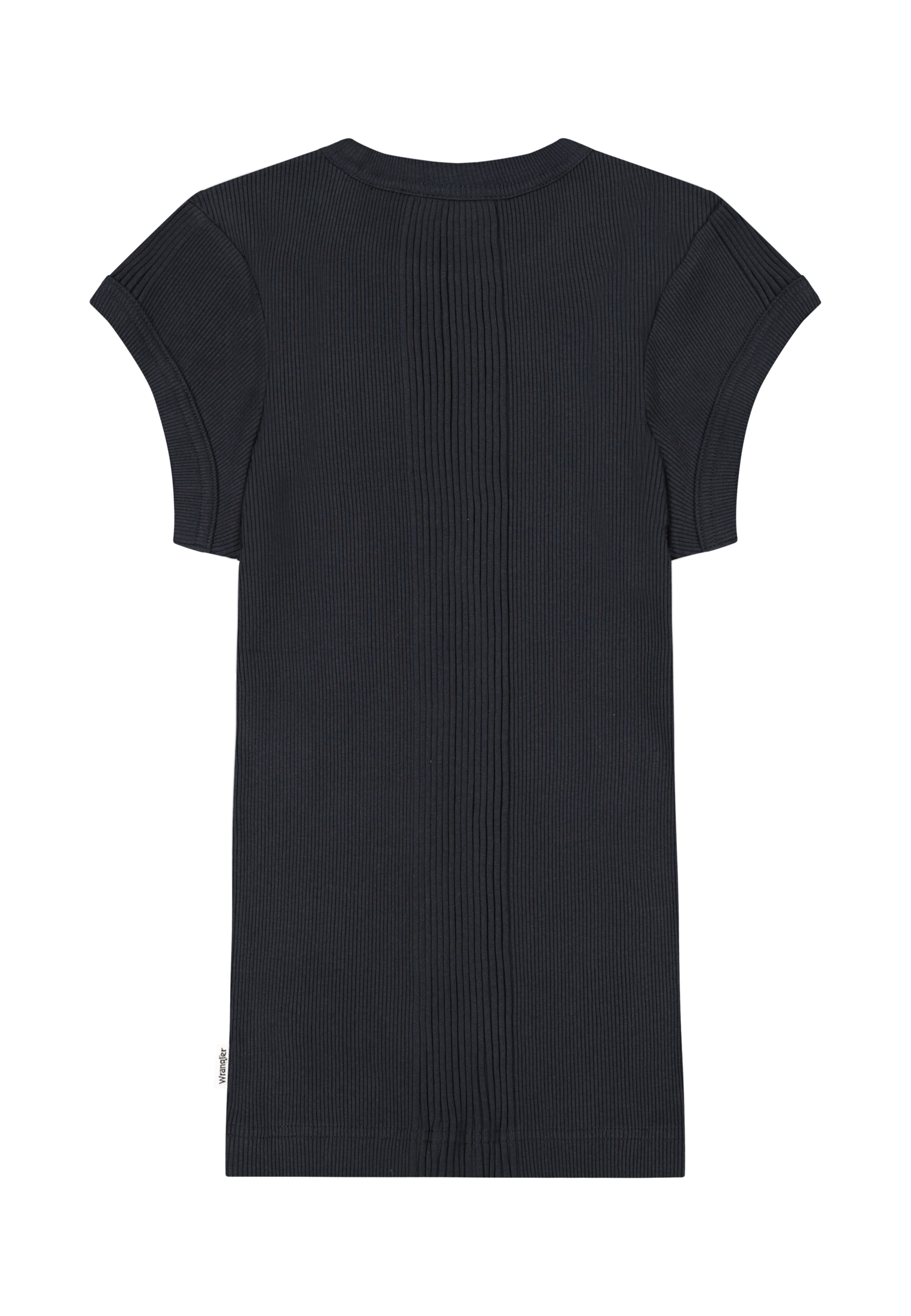 Capped Rib Shirt in Black