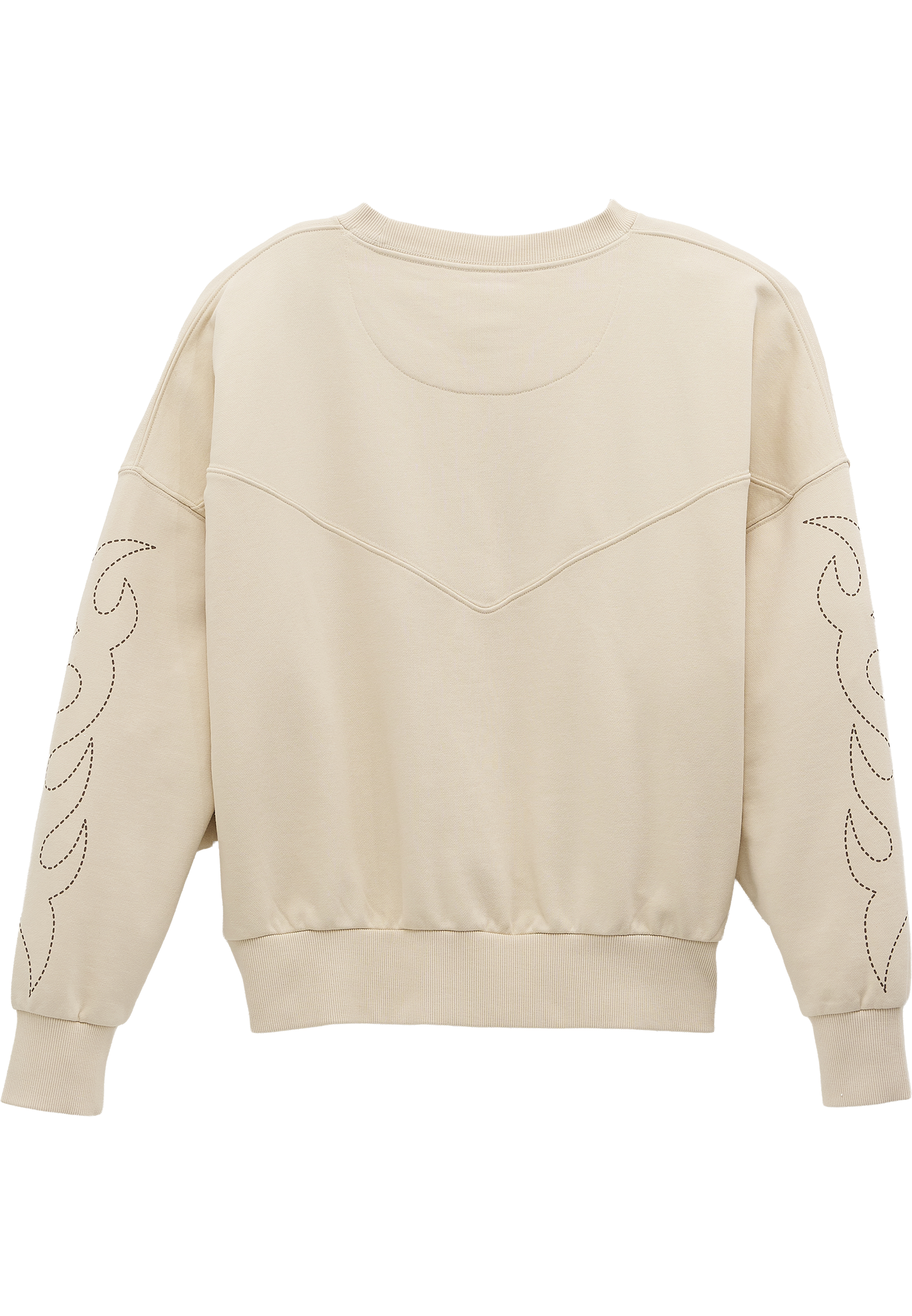 Cowboy sweatshirt in cream