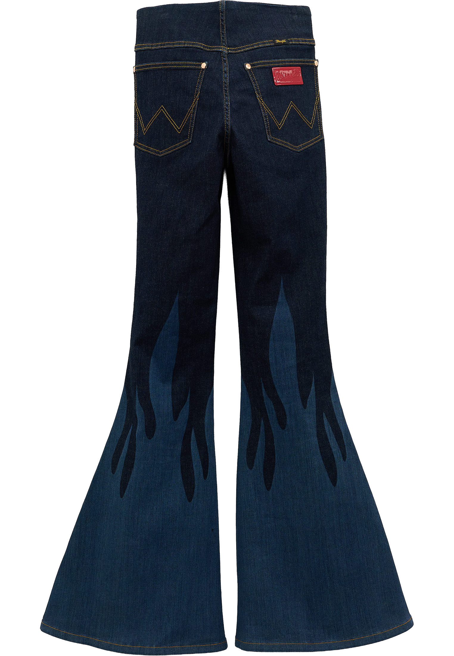 Flame Pull-On Flare in Rinse