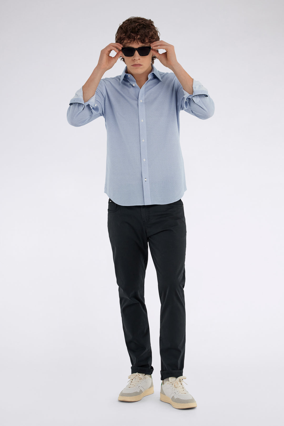 Kin/S in White/Light Blue Shirts GAS