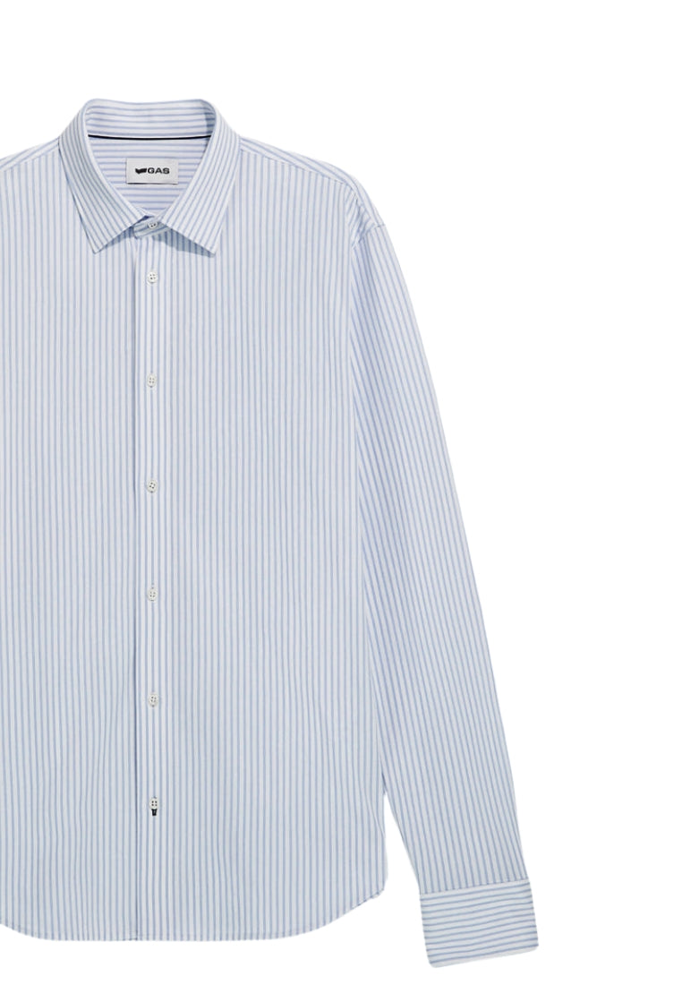 Kin/S in White+Azure Shirts GAS