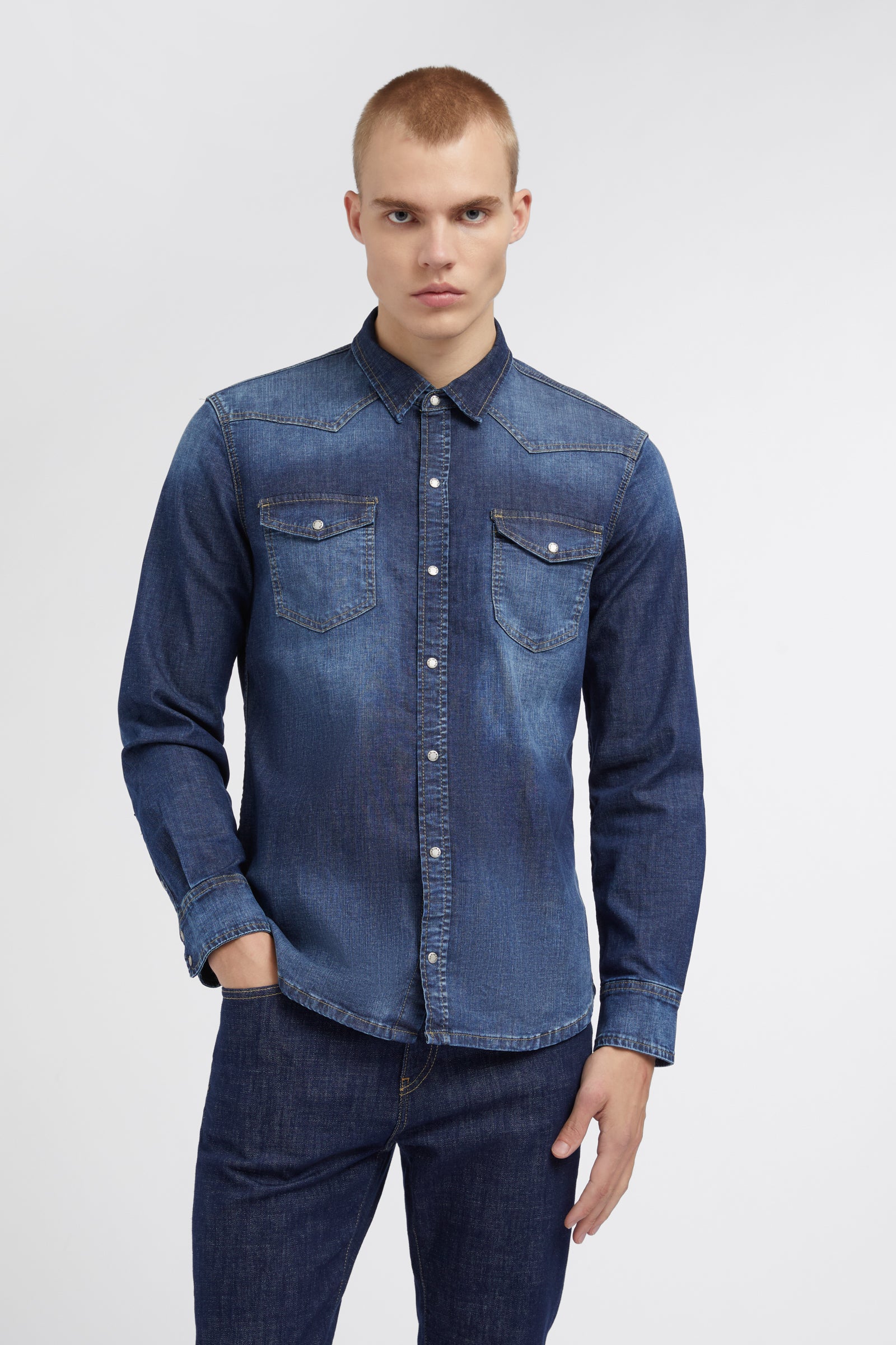 Kant New in Rags Mid Dark Shirts GAS